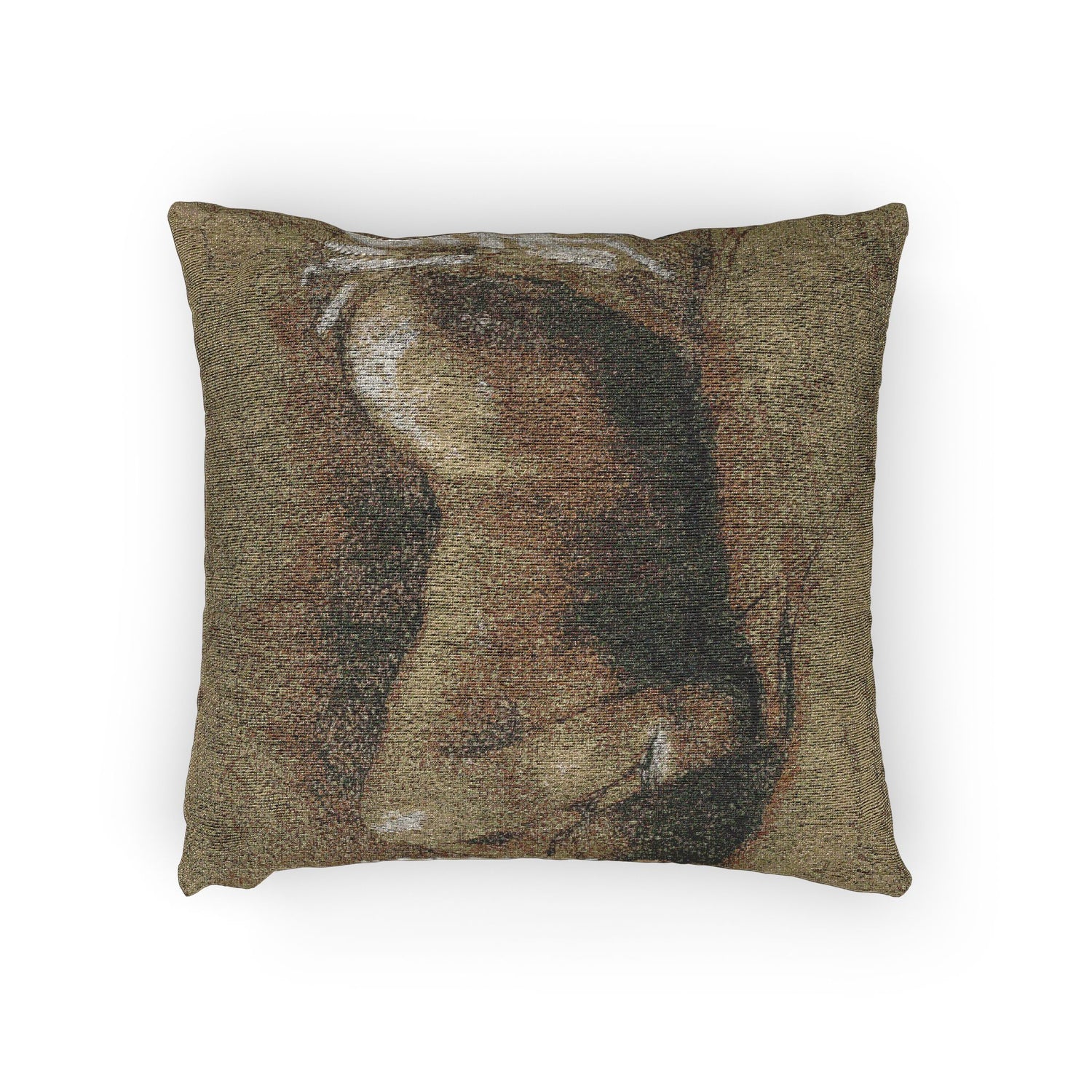 Pierre Puvis de Chavannes - Study of a Sleeping Woman | Woven Pillow