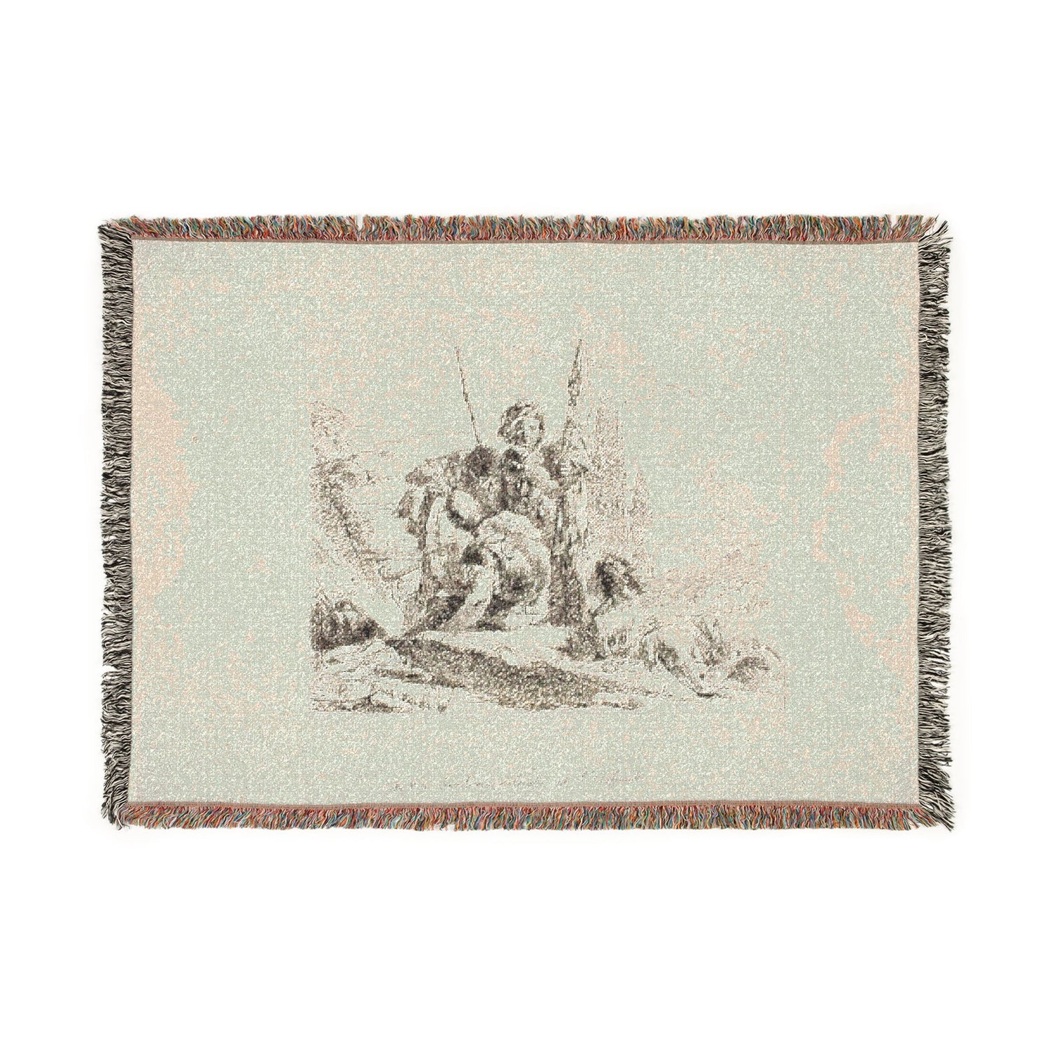 Three Soldiers and a Boy - Giovanni Battista Tiepolo Tapestry Blanket