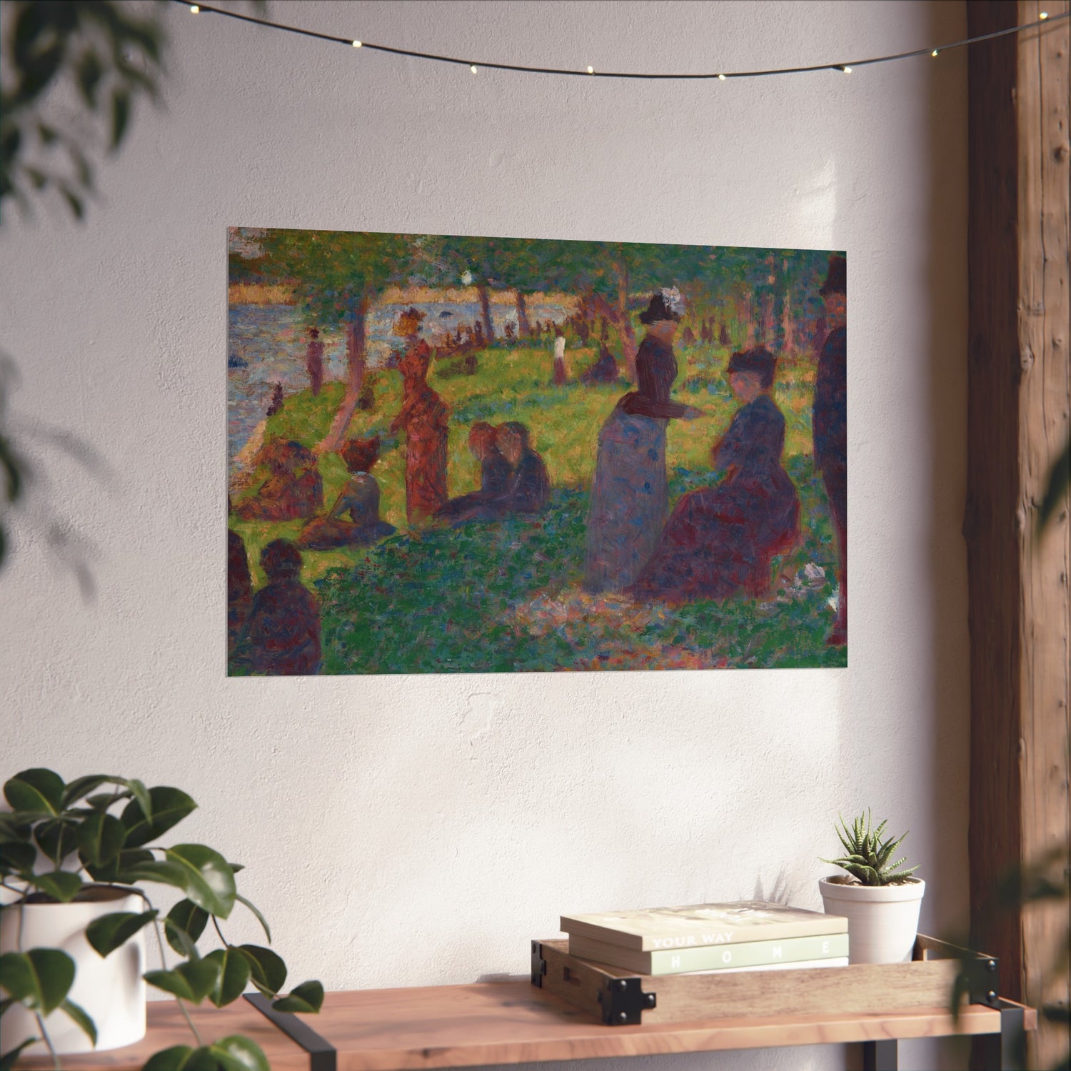 Oil Sketch for A Sunday on La Grande Jatte - Georges Seurat Fine Art Poster