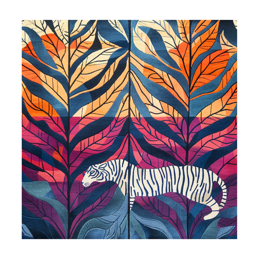 Enchanted Tiger Woods Hand Tufted Wool Rug