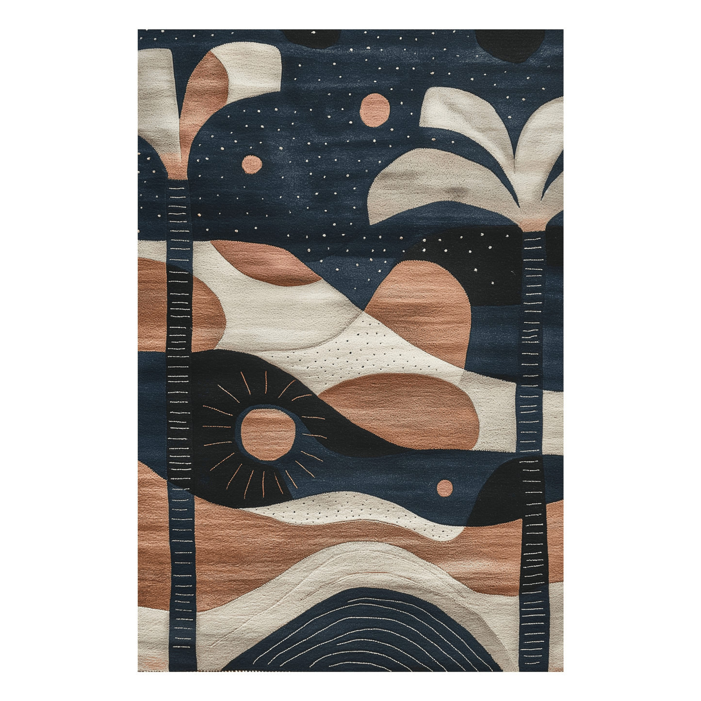 Palm Echoes Hand Tufted Rug