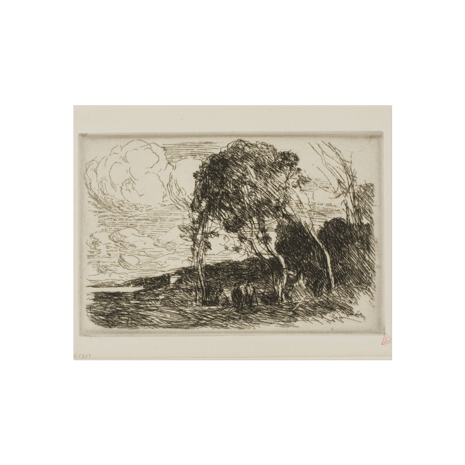 Jean Baptiste Camille Corot - Souvenir of the Fortifications of Douai | Fine Art Poster