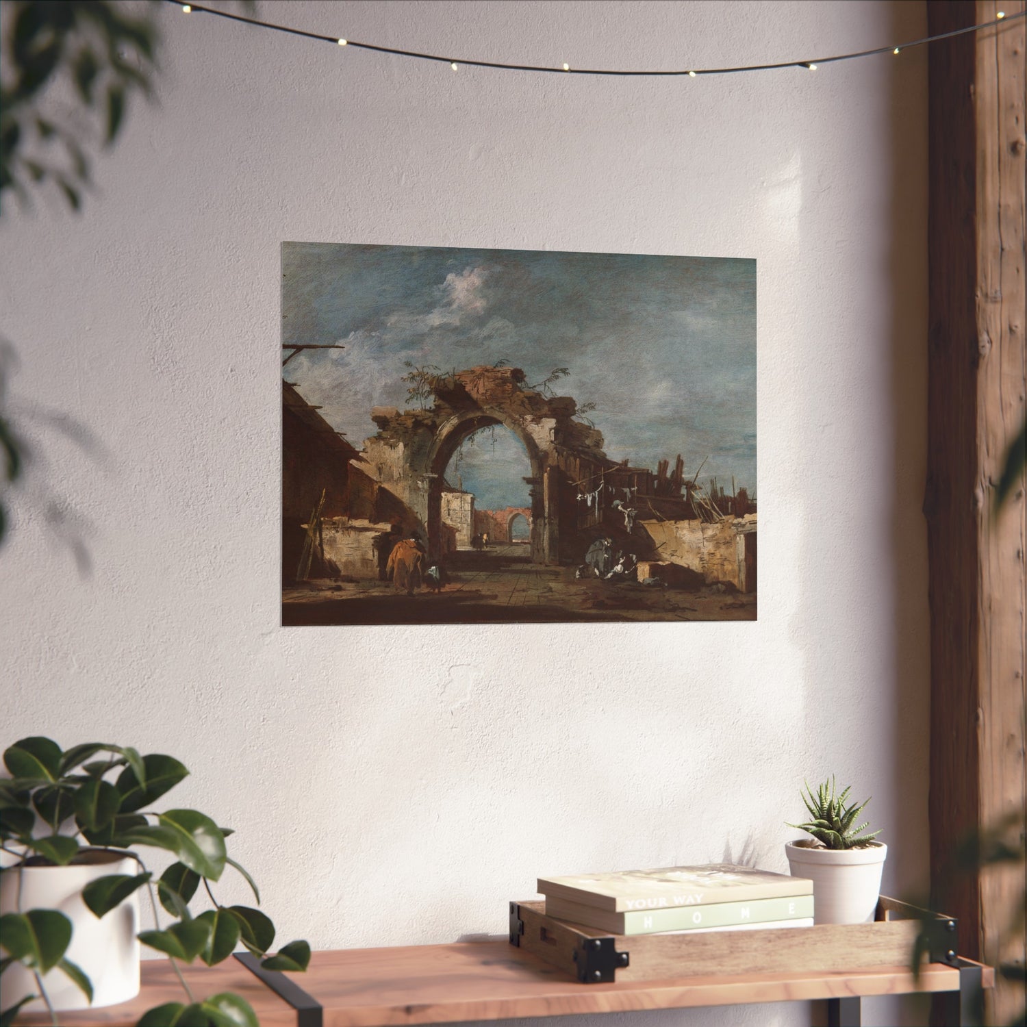 Ruined Archway - Francesco Guardi Fine Art Poster