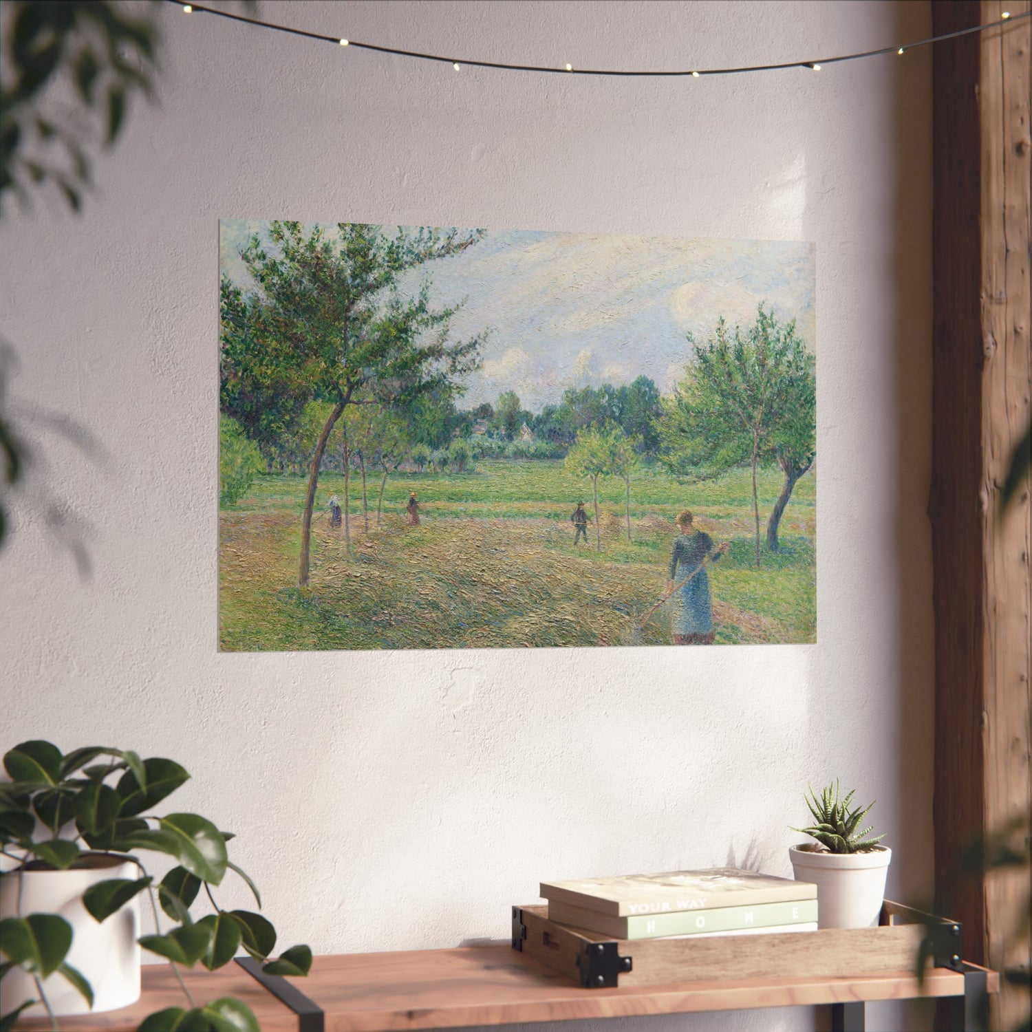 Haymaking at Éragny - Camille Pissarro Fine Art Poster
