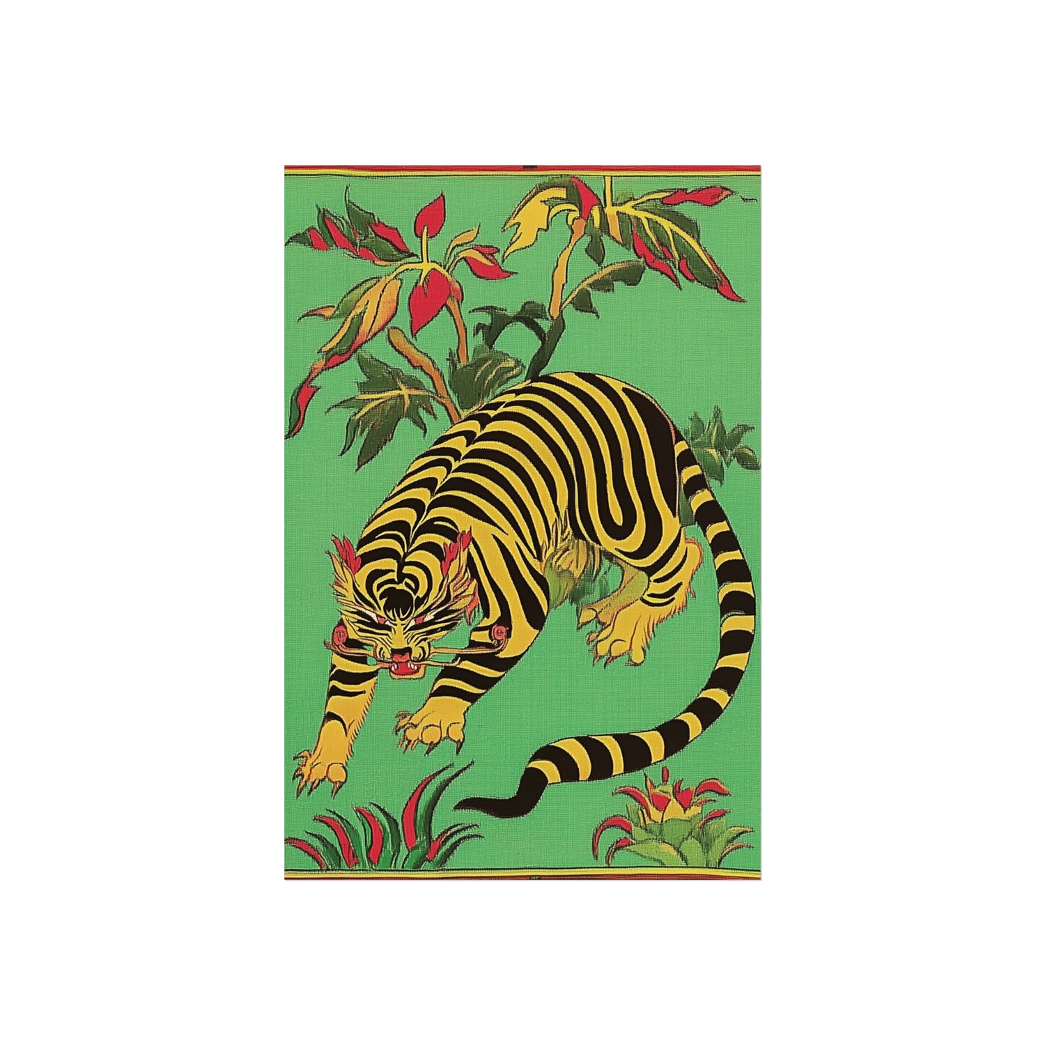 Jungle Guardian Tiger Fine Art Poster