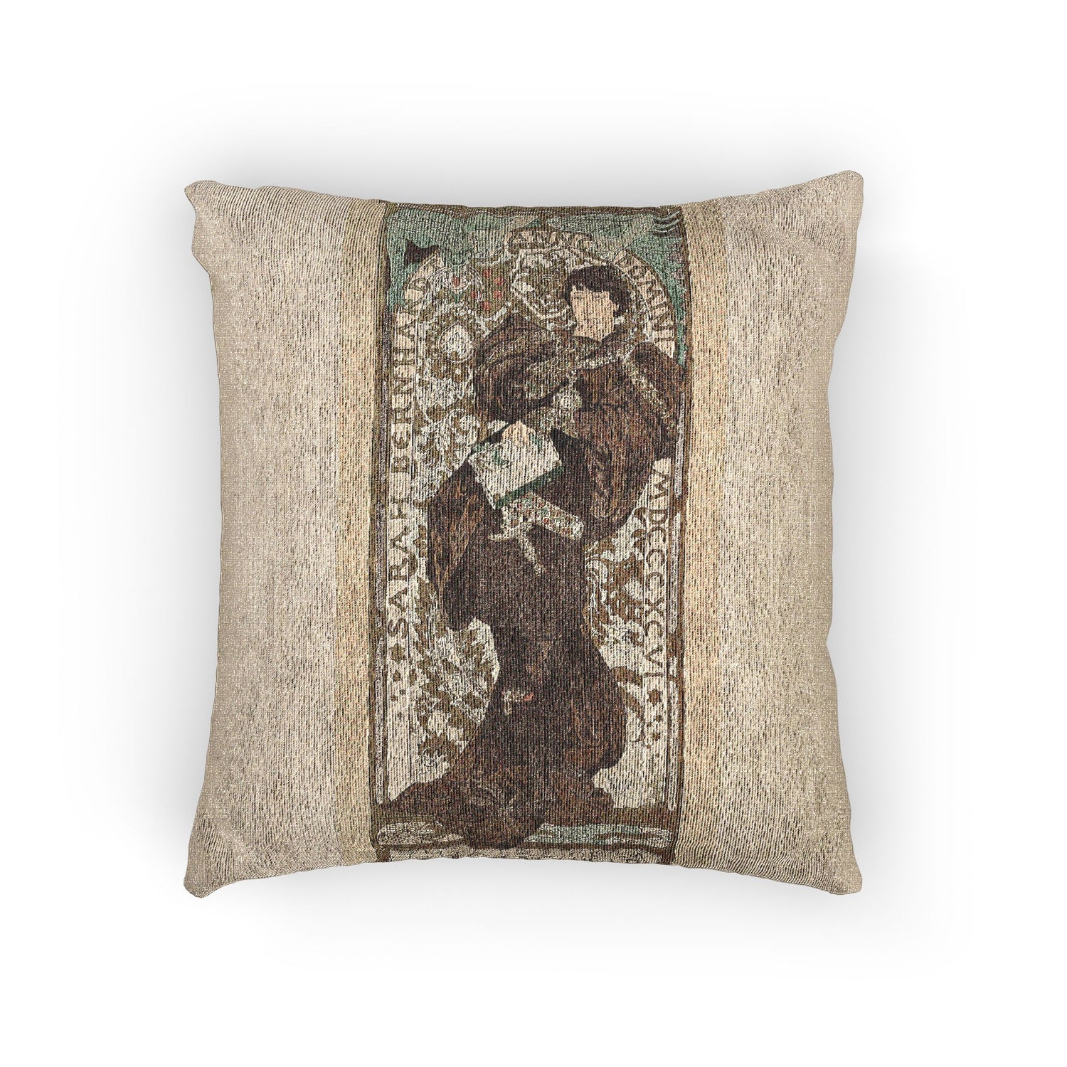 Lorenzaccio Sarah Bernhardt - Alphonse Mucha Pillow