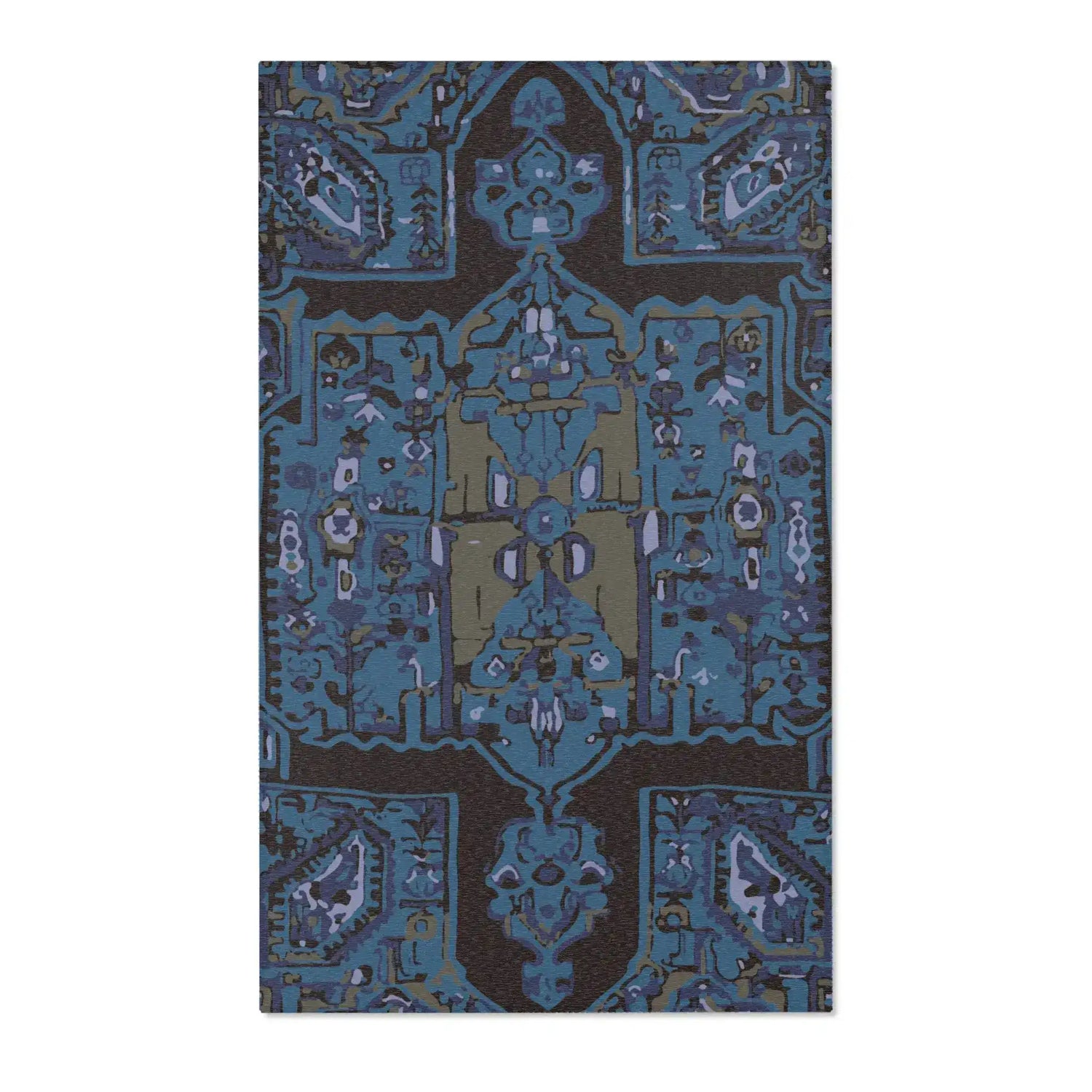Midnight Sapphire Bazaar Accent Rug