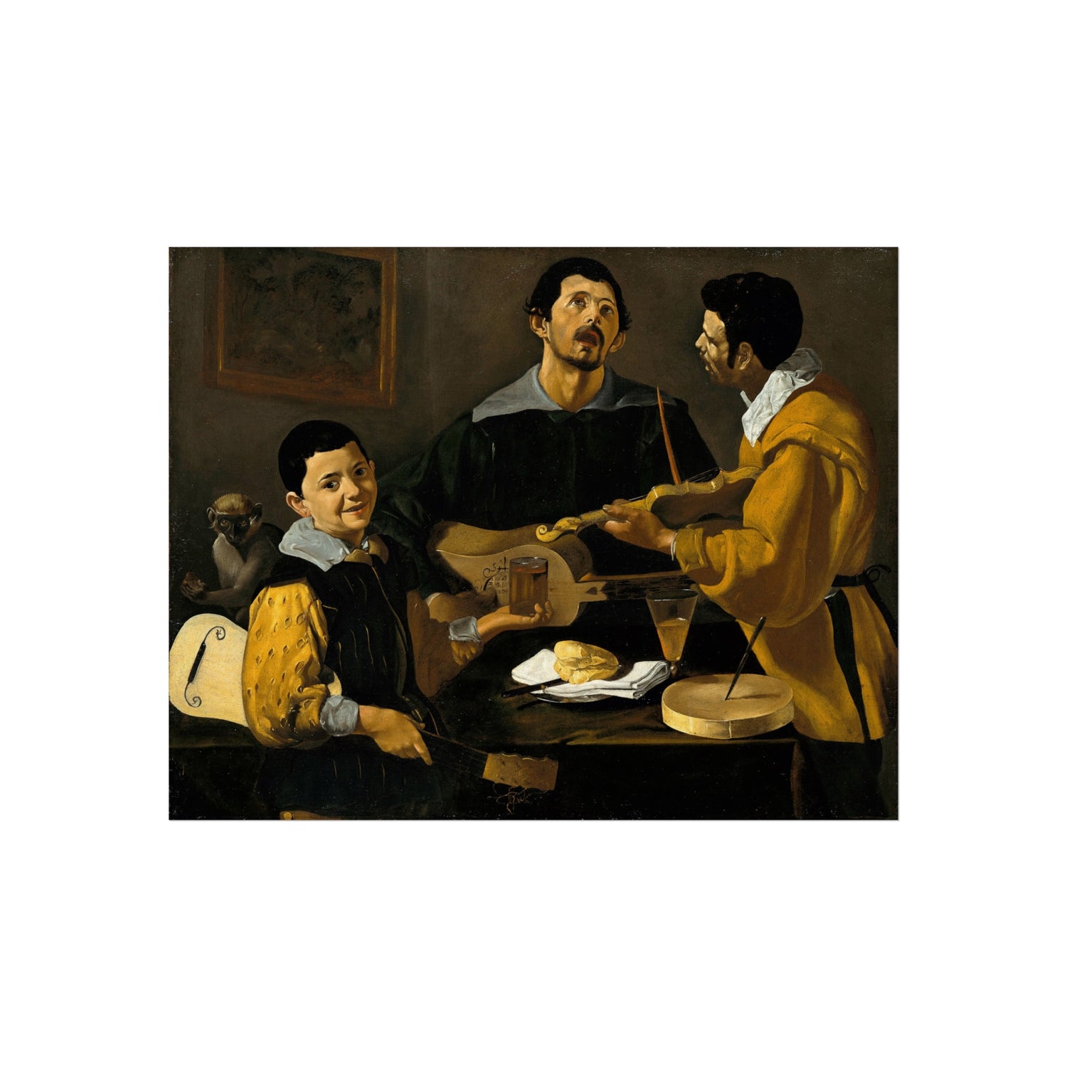 The Three Musicians - Diego Velázquez Fine Art Poster