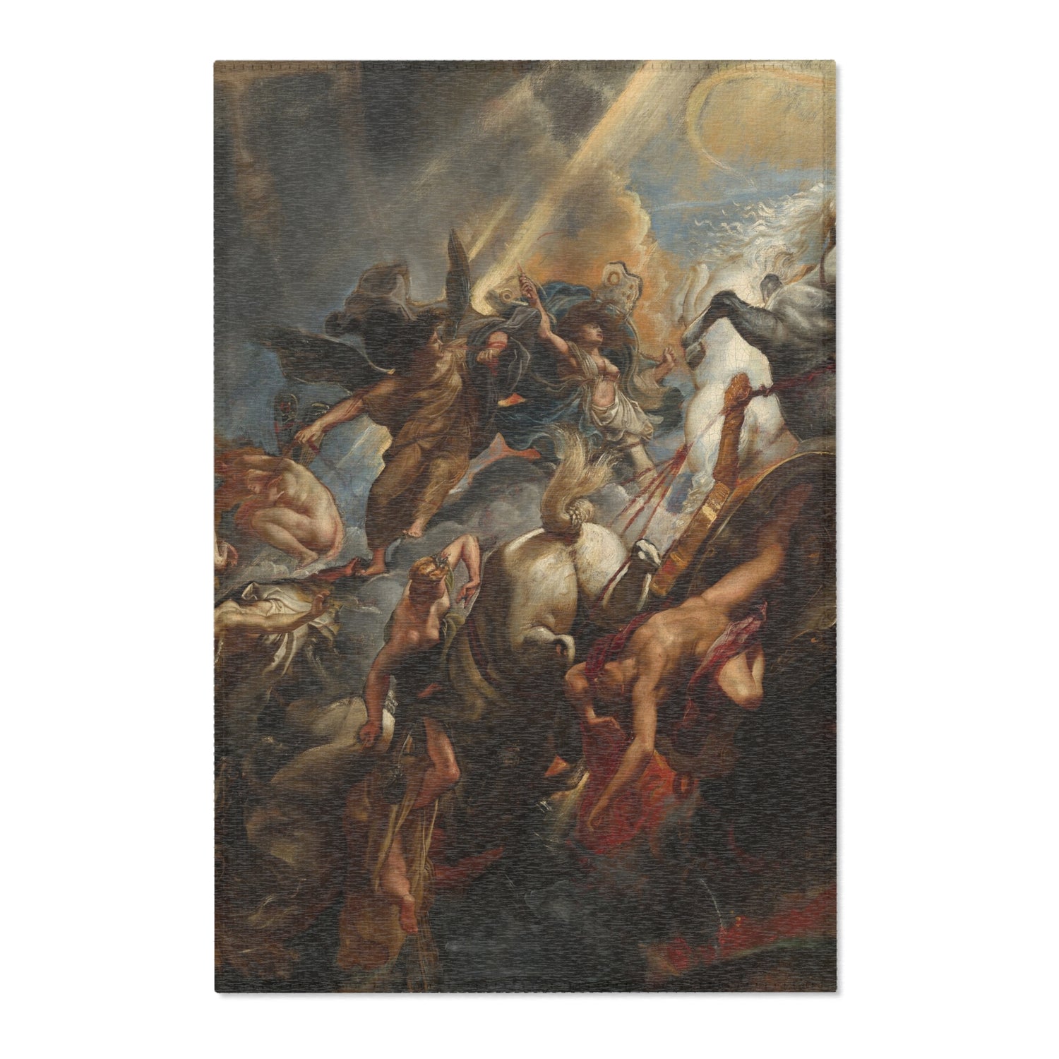 The Fall of Phaeton - Peter Paul Rubens Area Rug