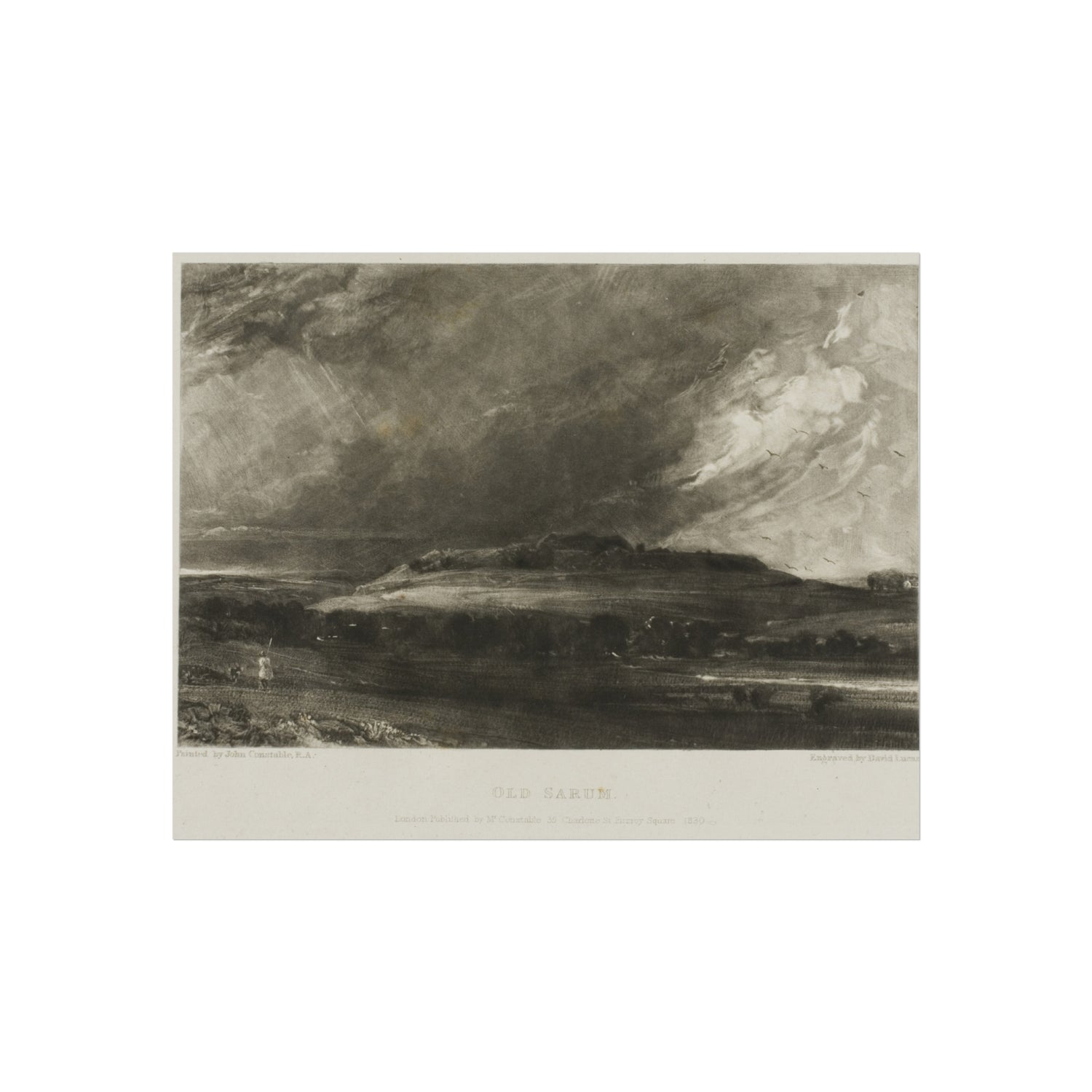Old Sarum - David Lucas Fine Art Poster