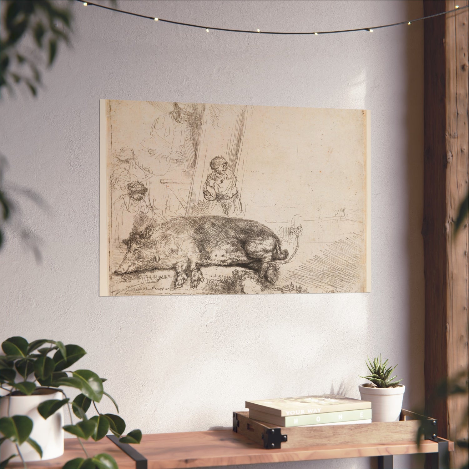 The Hog - Rembrandt van Rijn Fine Art Poster