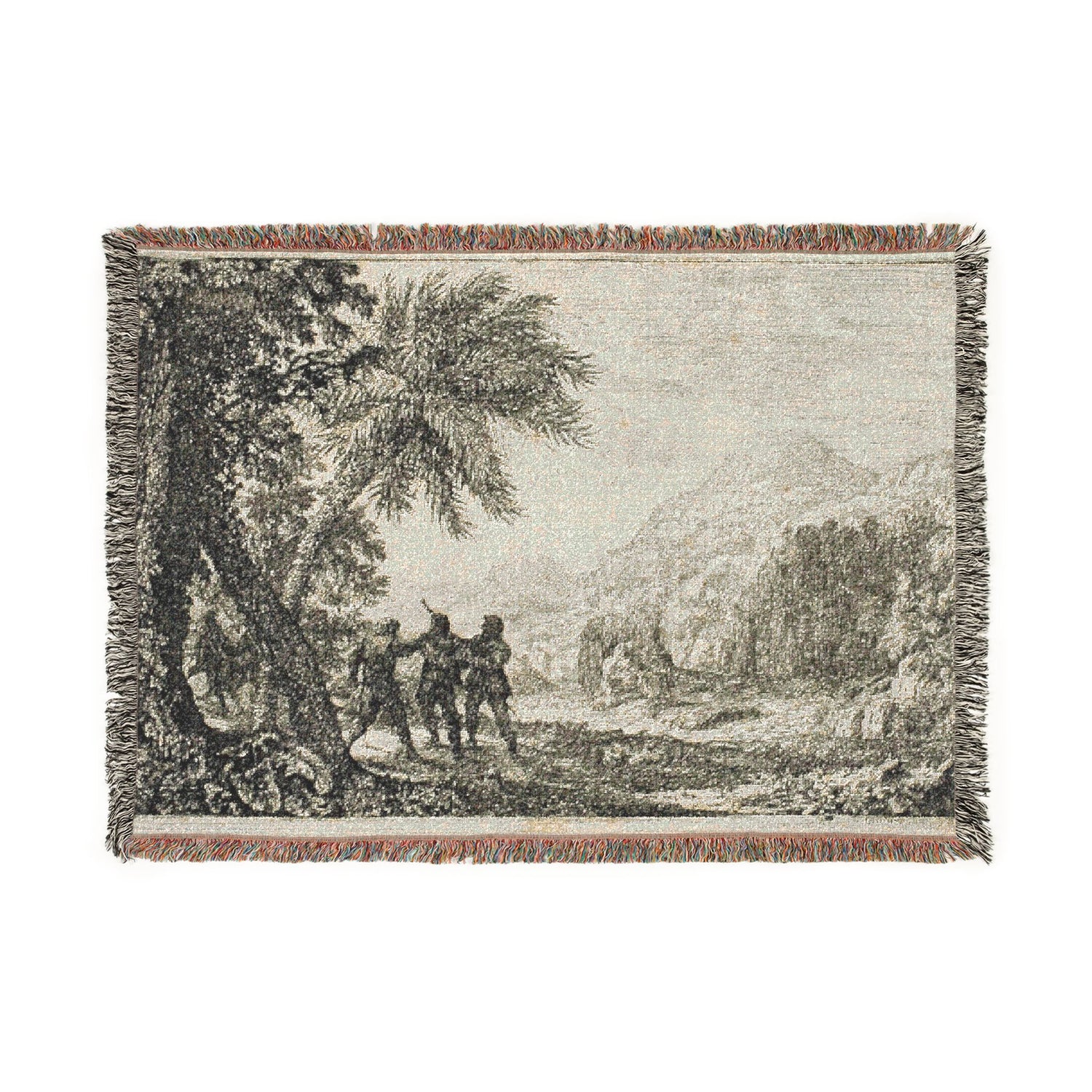 Scene of Brigands - Claude Lorrain Tapestry Blanket