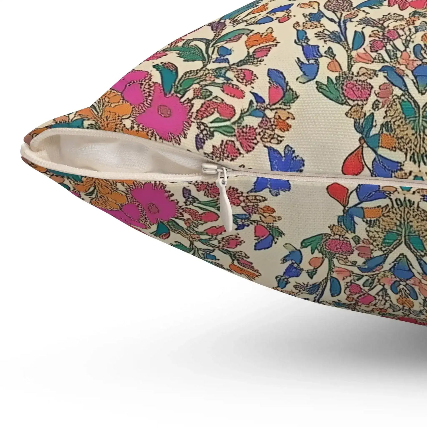 Ornate Garden Tapestry Throw Pillow