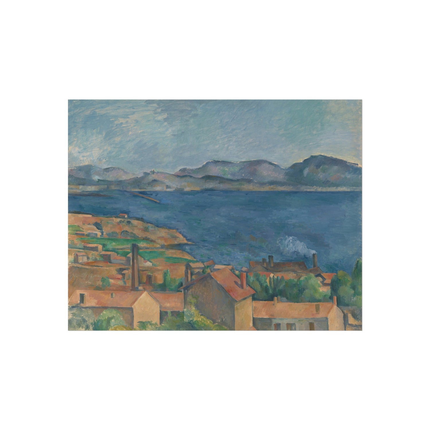 Paul Cezanne - The Bay of Marseille, Seen from L'Estaque | Fine Art Poster - MAIA HOMES