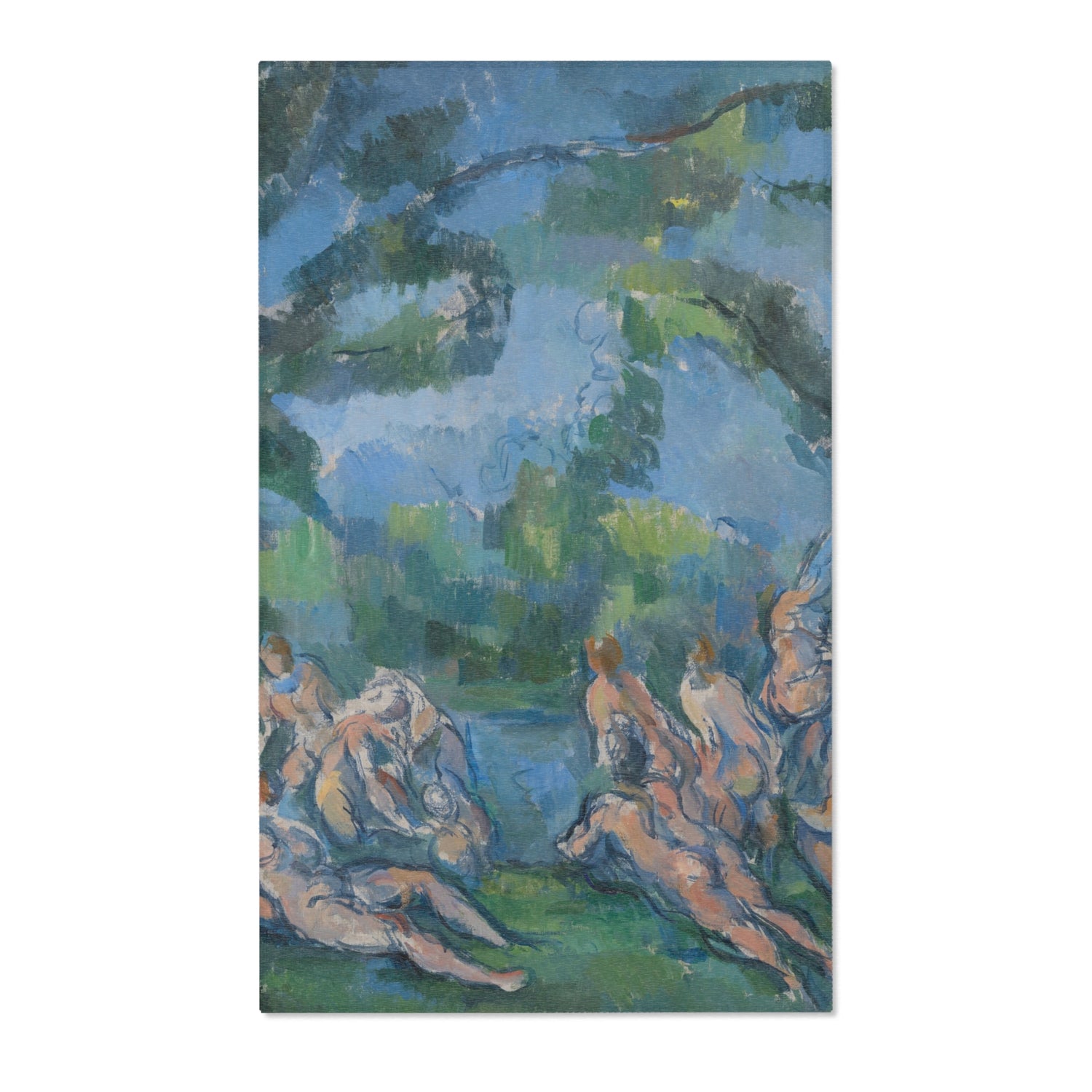 The Bathers - Paul Cezanne Area Rug