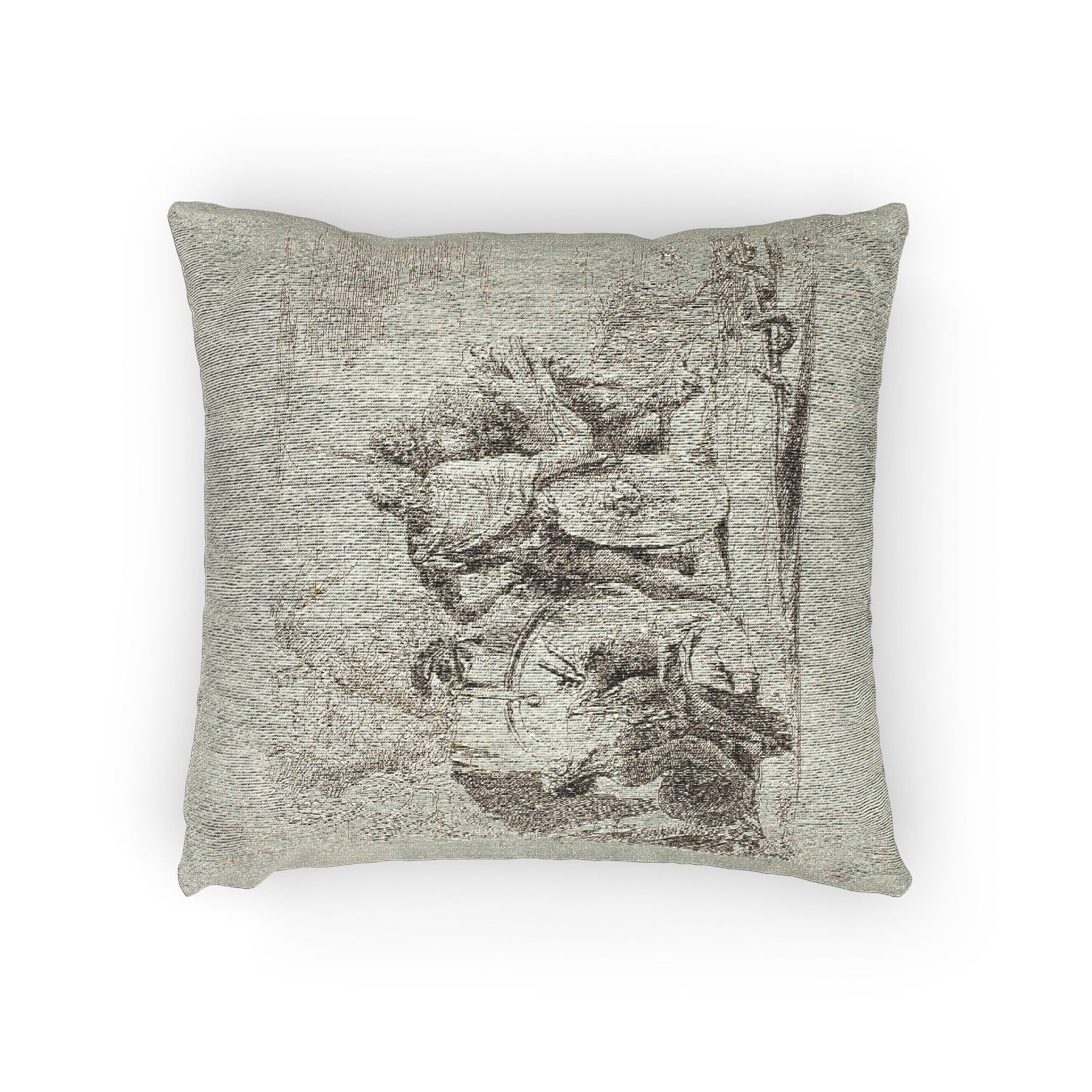 The Astrologer and the Young Soldier - Giovanni Battista Tiepolo Pillow