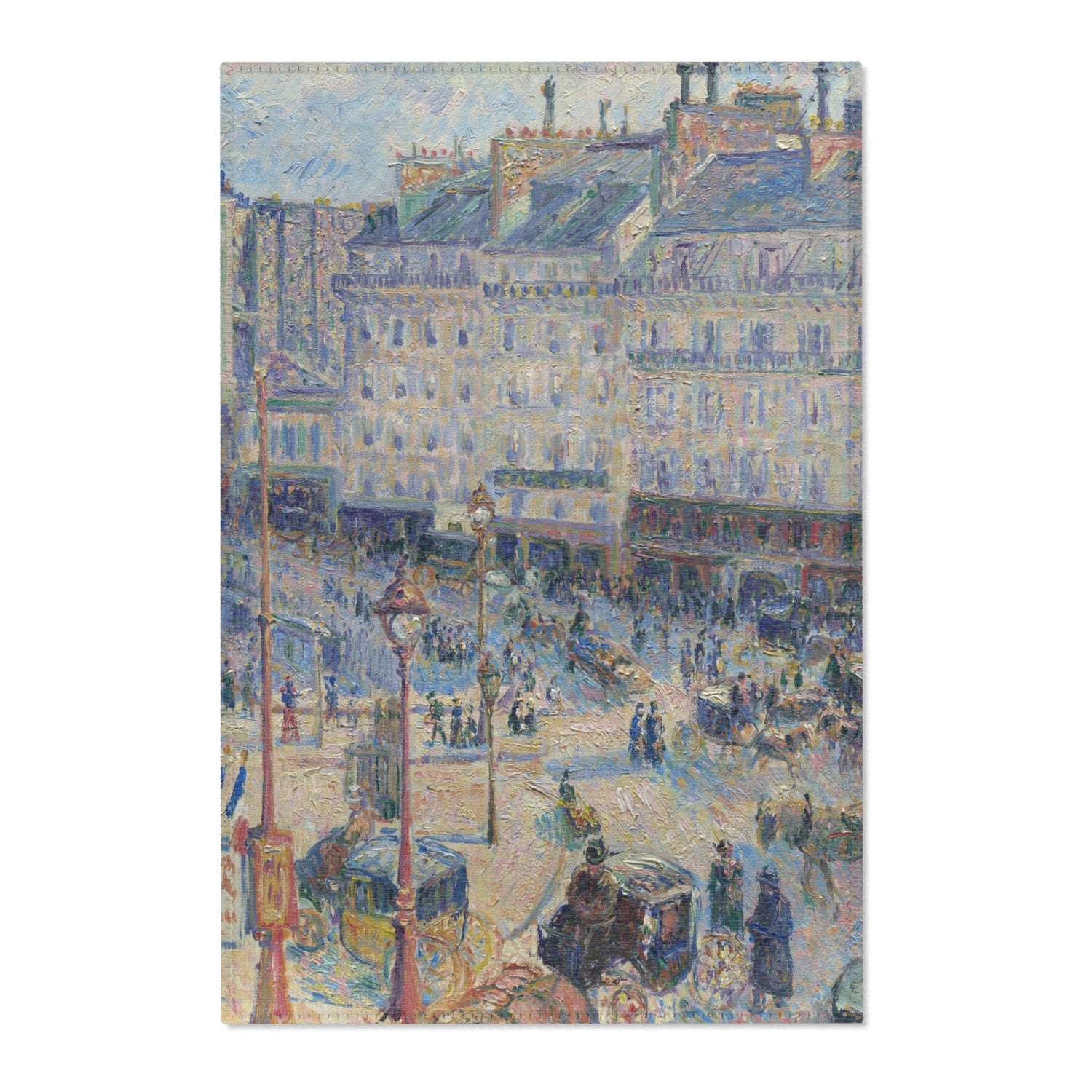 The Place du Havre, Paris - Camille Pissarro Area Rug