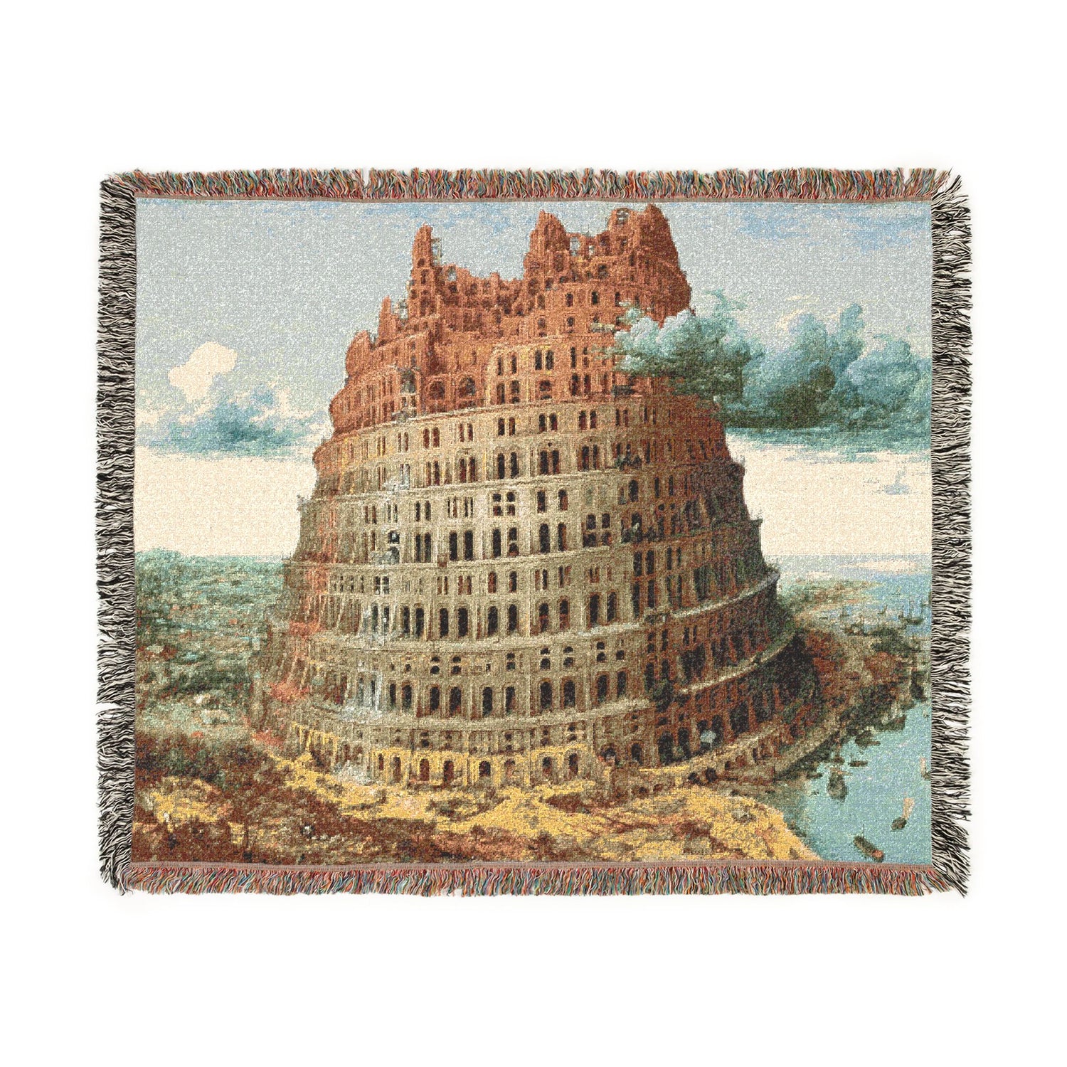 The Tower of Babel - Pieter Bruegel the Elder Tapestry Blanket