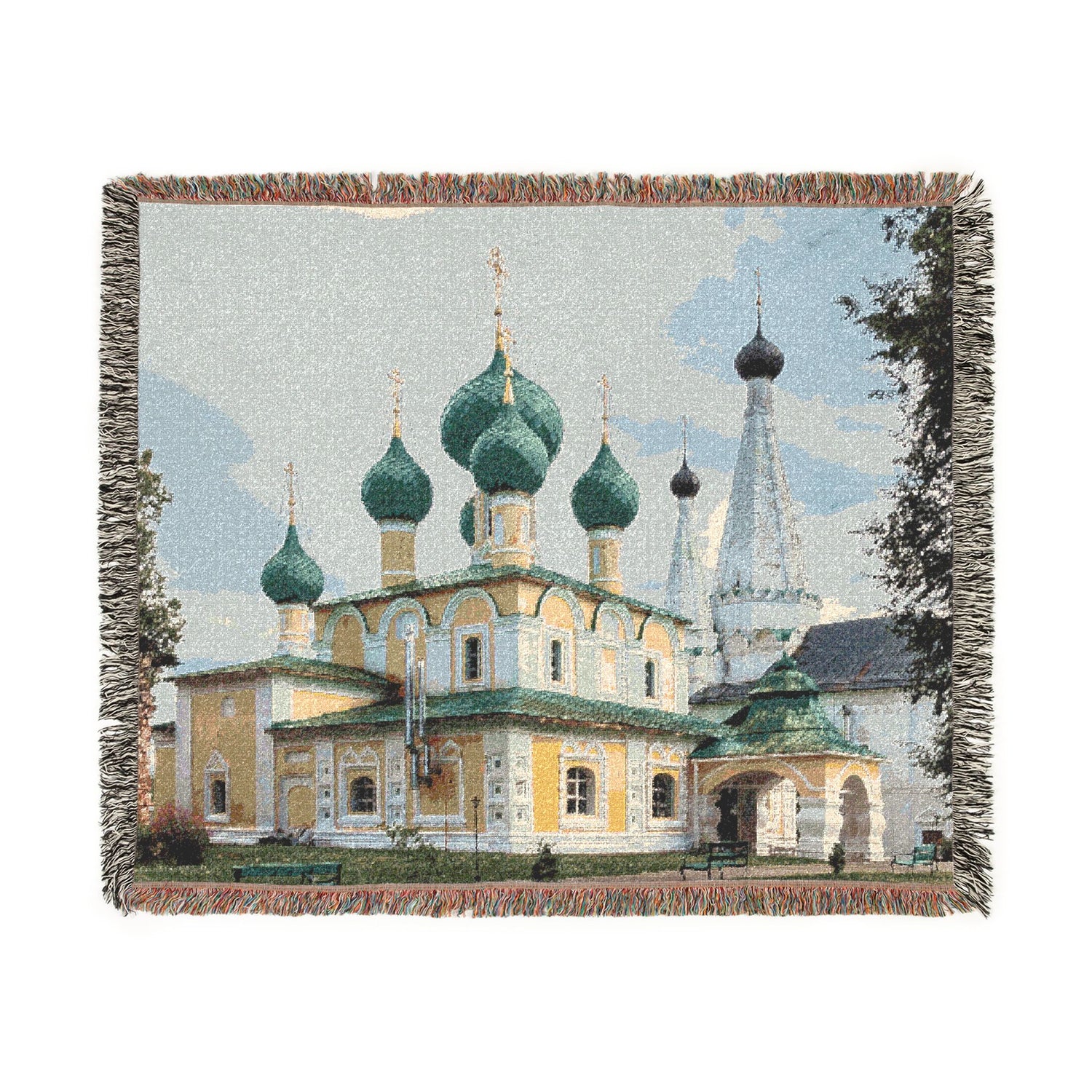 Church of the Beheading of Saint John the Baptist Tapestry Blanket 1