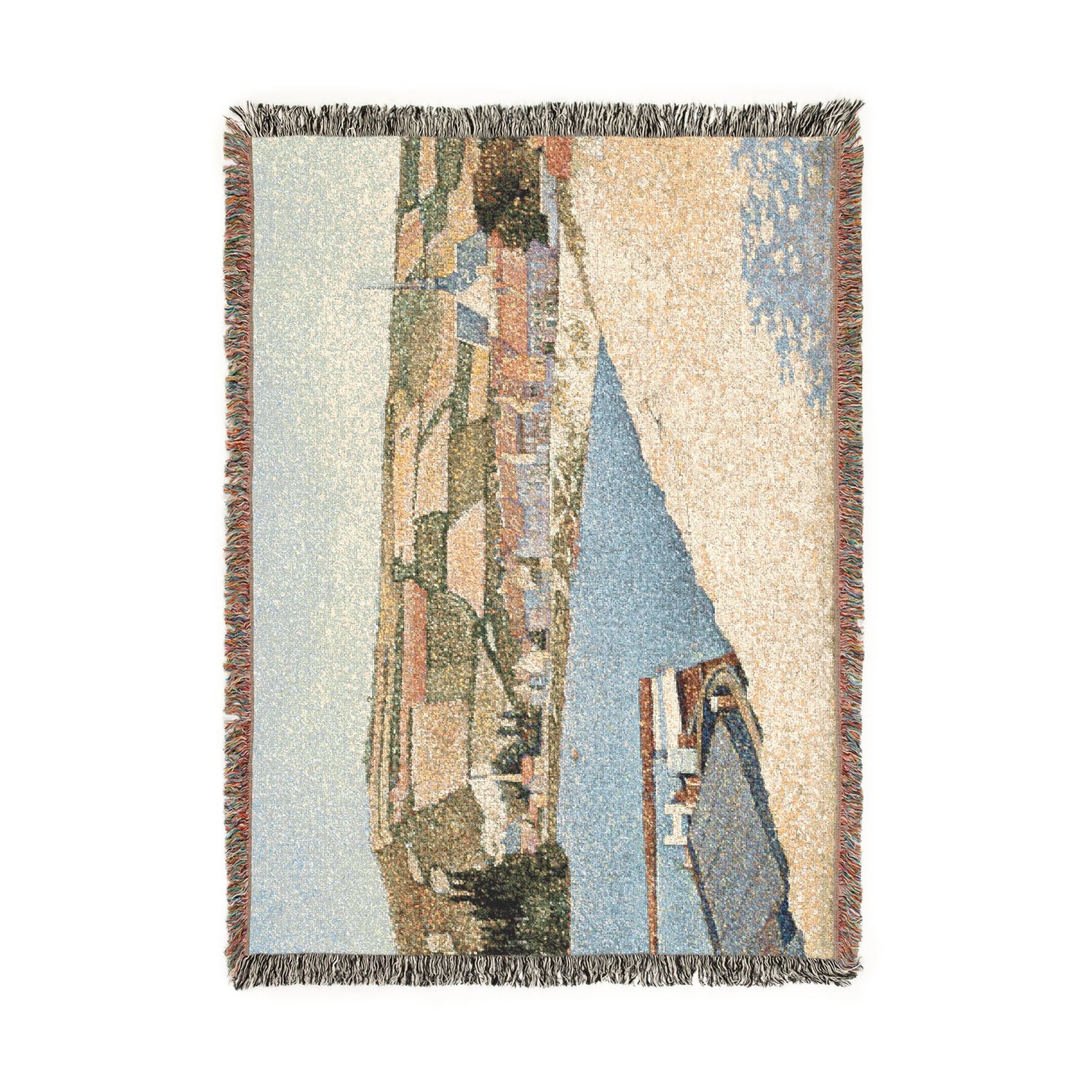 Les Andelys, Côte d'Aval - Paul Signac Tapestry Blanket