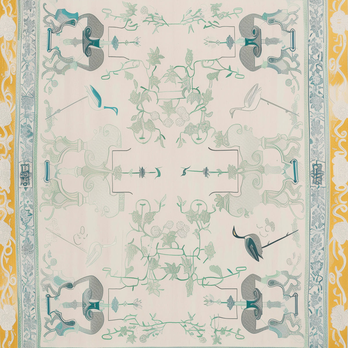 Folk Radiance Hand Tufted Rug