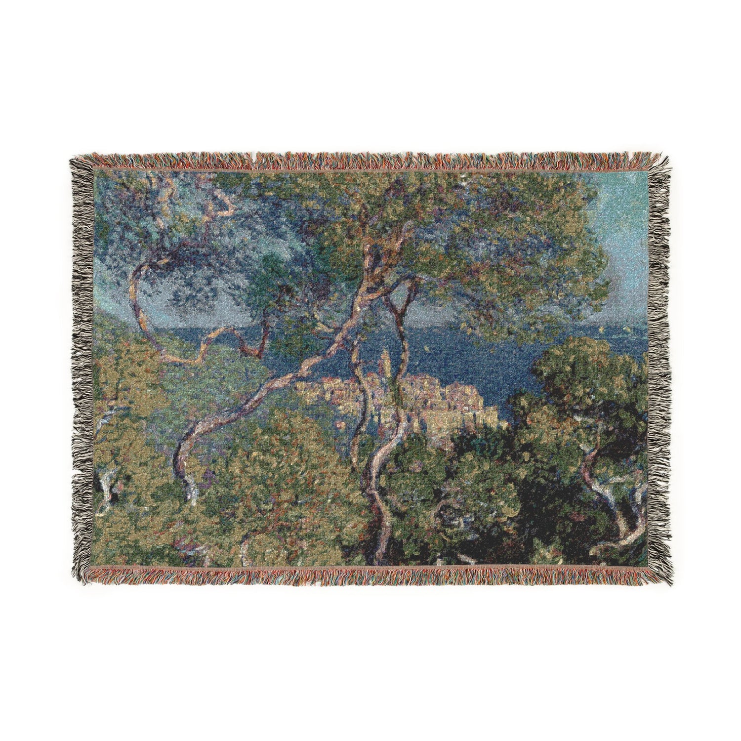 Bordighera - Claude Monet Tapestry Blanket