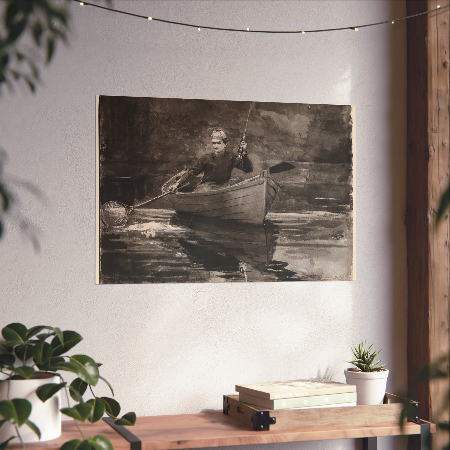 Netting the Fish - Winslow Homer Fine Art Poster