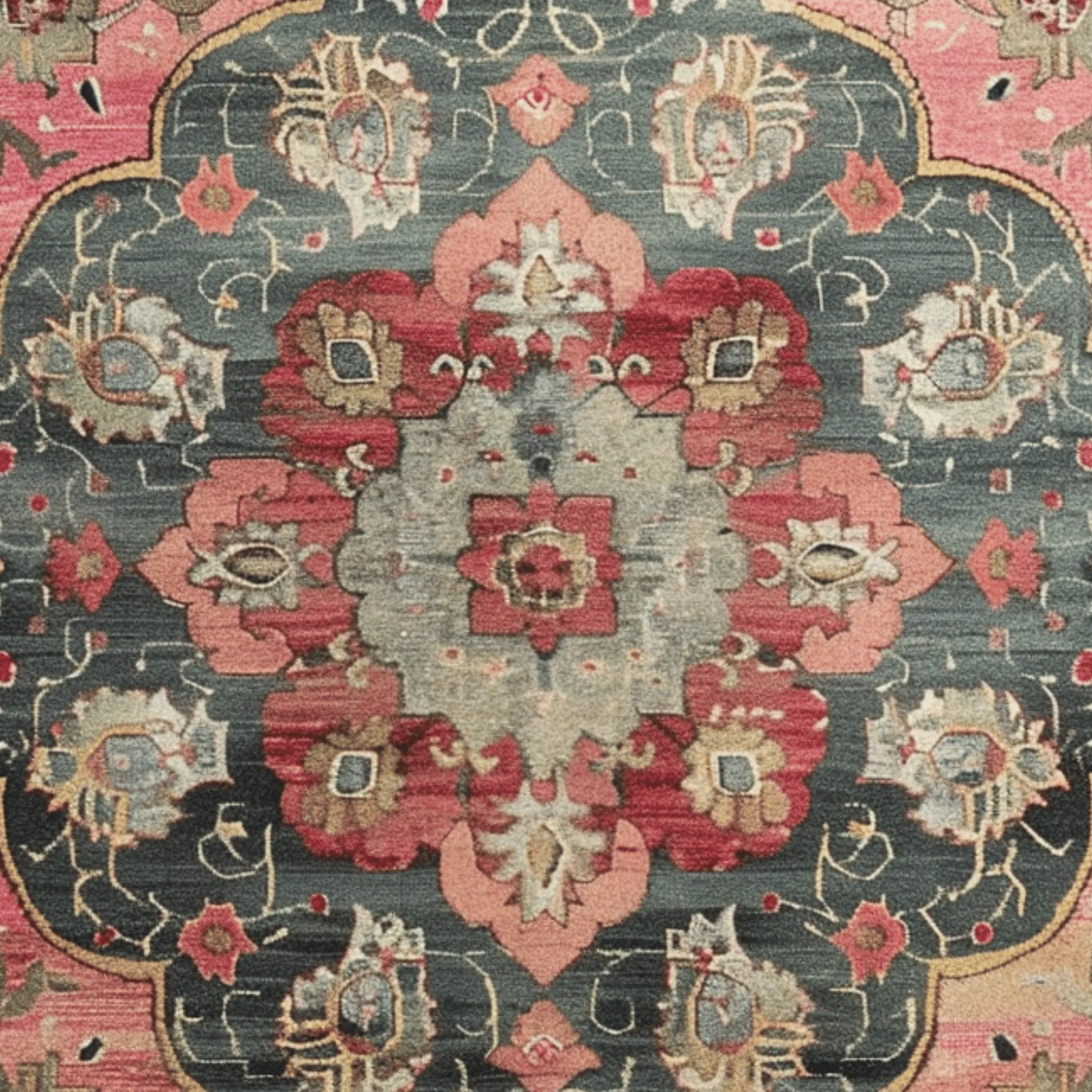 Rosy Heritage Hand Tufted Rug