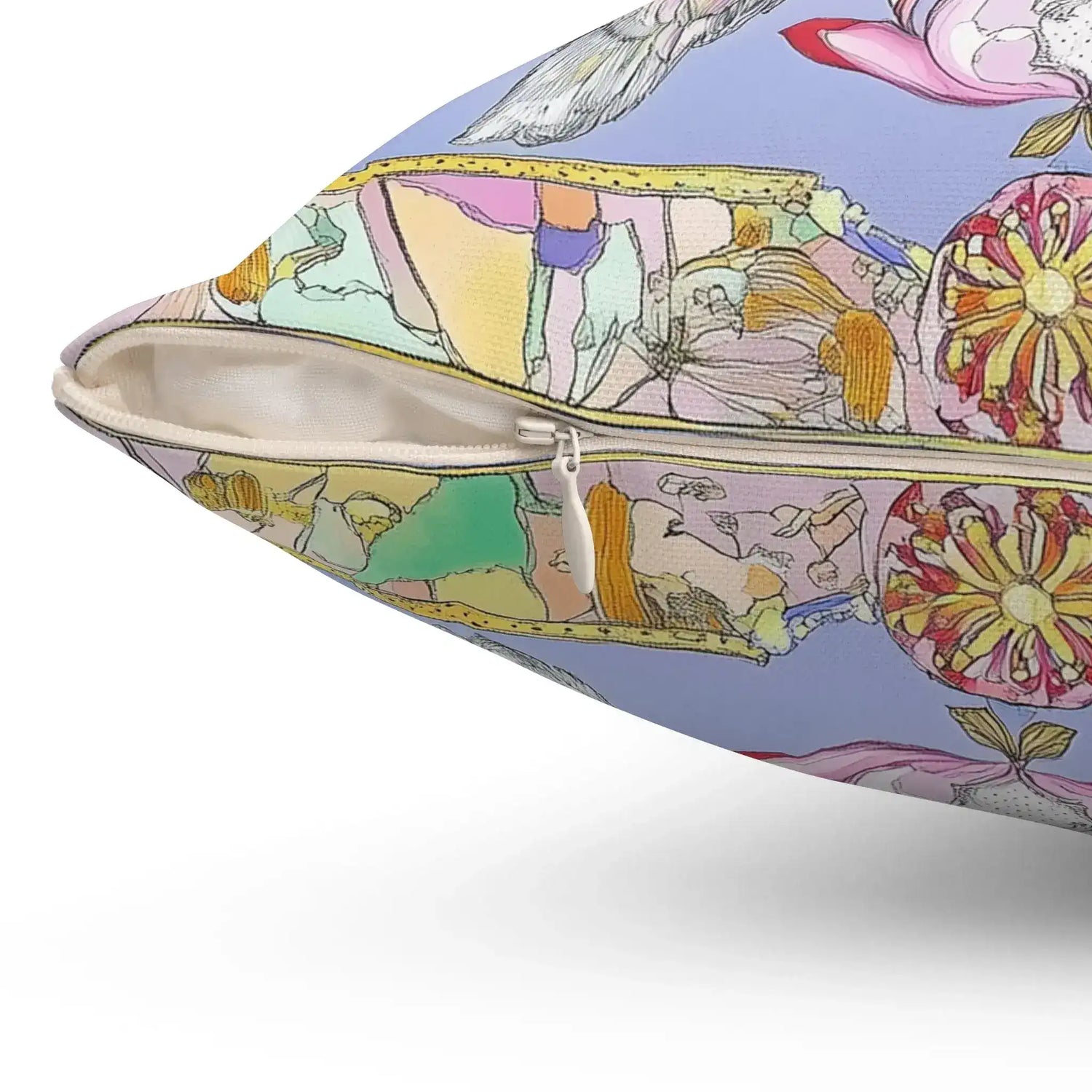 Mystic Aviary Reverie Throw Pillow