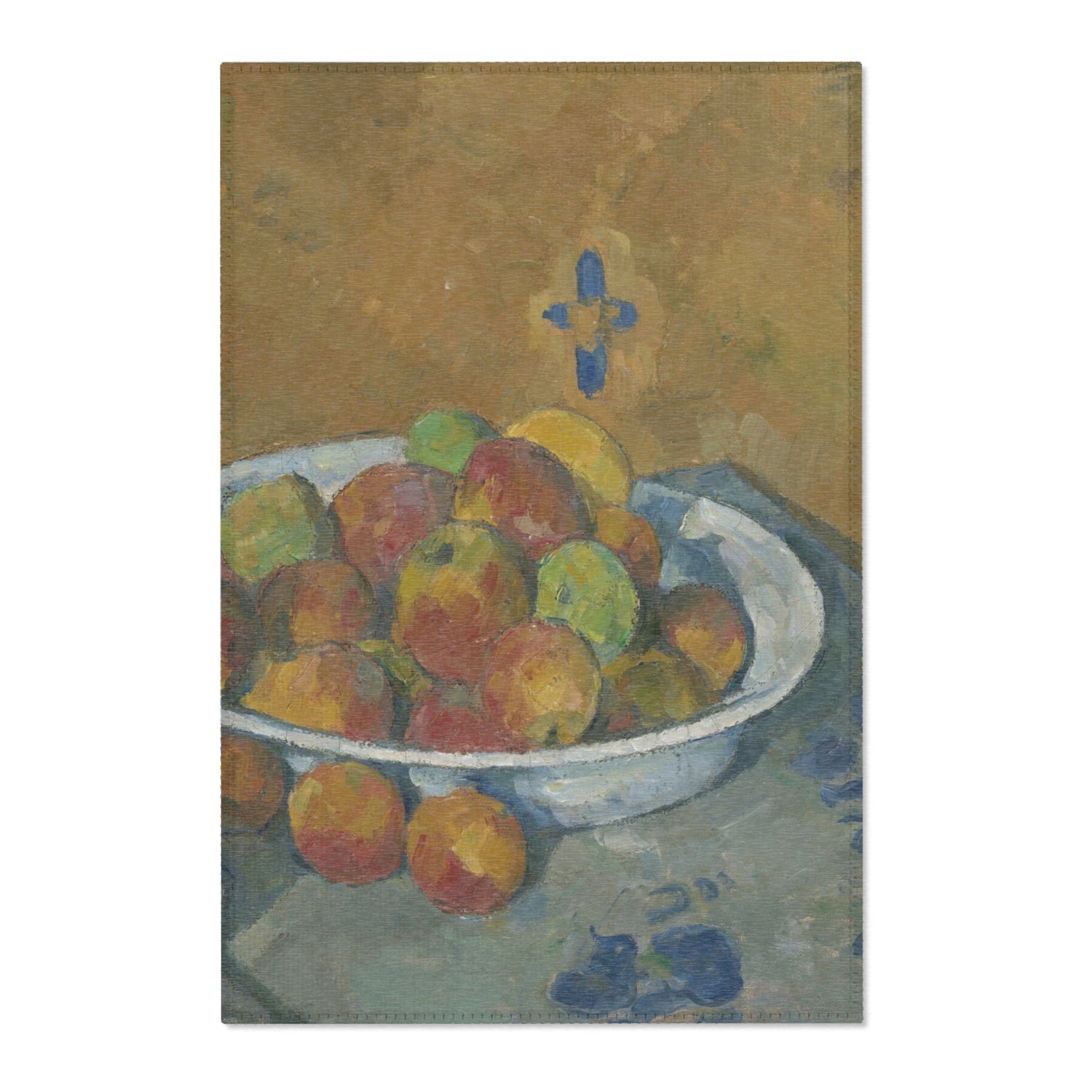 The Plate of Apples - Paul Cezanne Area Rug