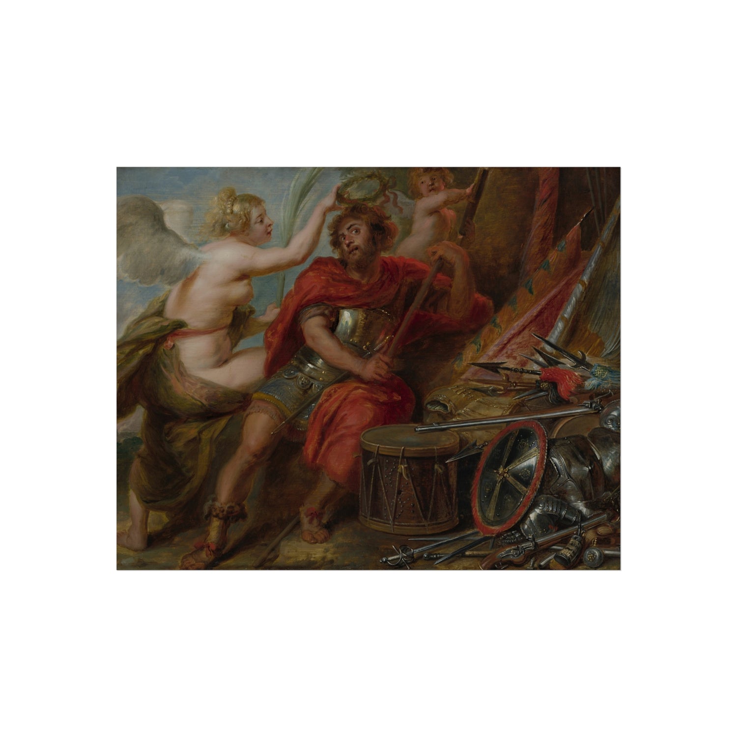 Follower of Peter Paul Rubens - The Apotheosis of the Hero | Fine Art Poster
