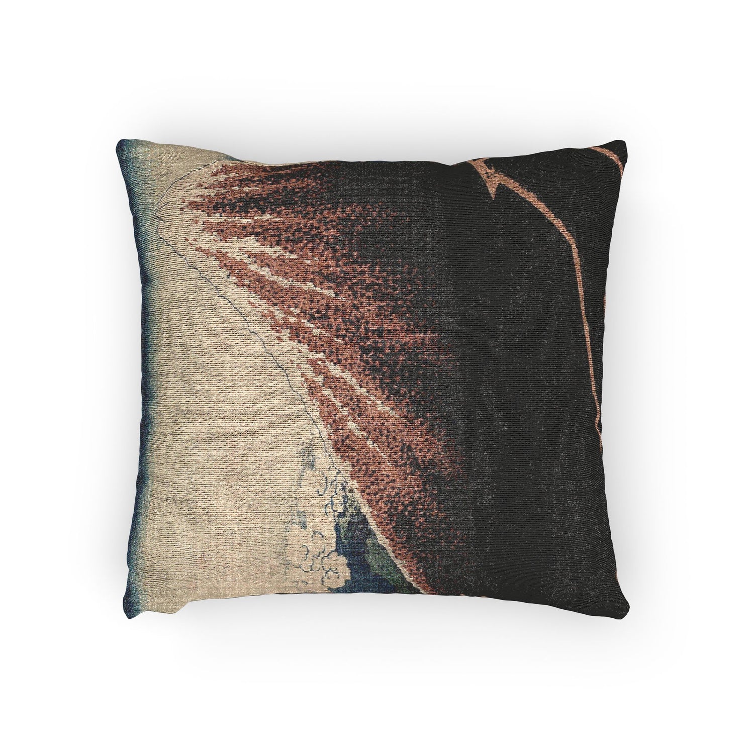 Rain Below the Mountain - Katsushika Hokusai Pillow