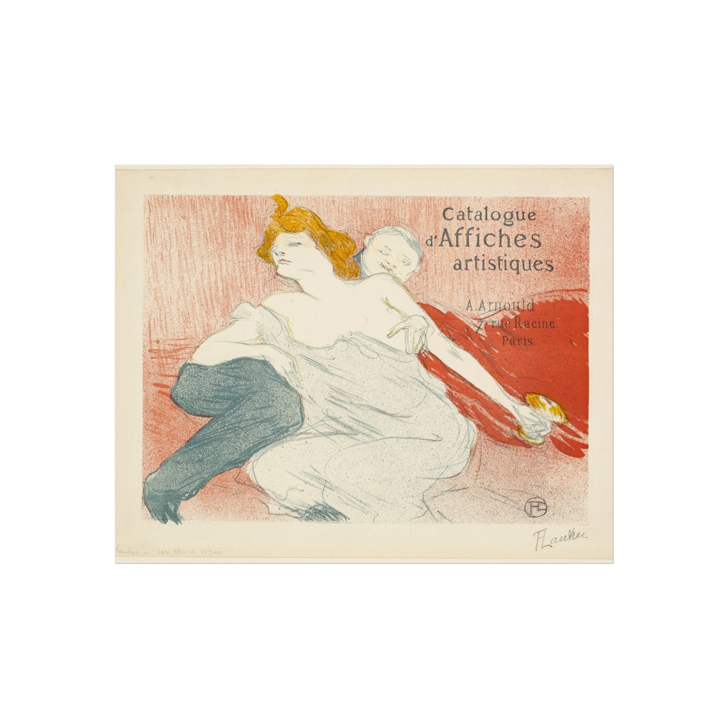 Henri de Toulouse-Lautrec - Debauchery (second plate) | Fine Art Poster