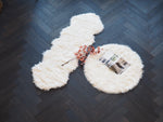 3' Artificial Wool Faux Fur Rug