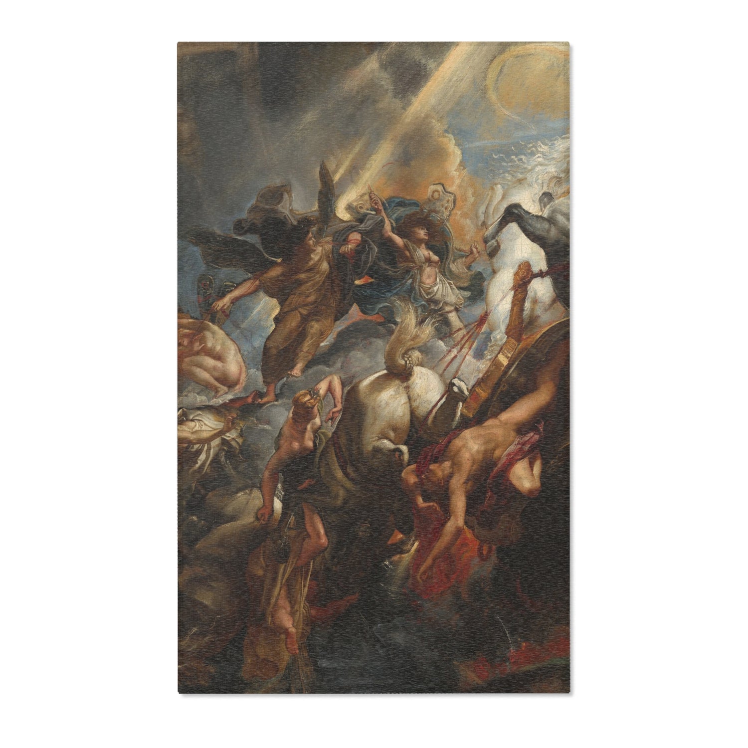 The Fall of Phaeton - Peter Paul Rubens Area Rug