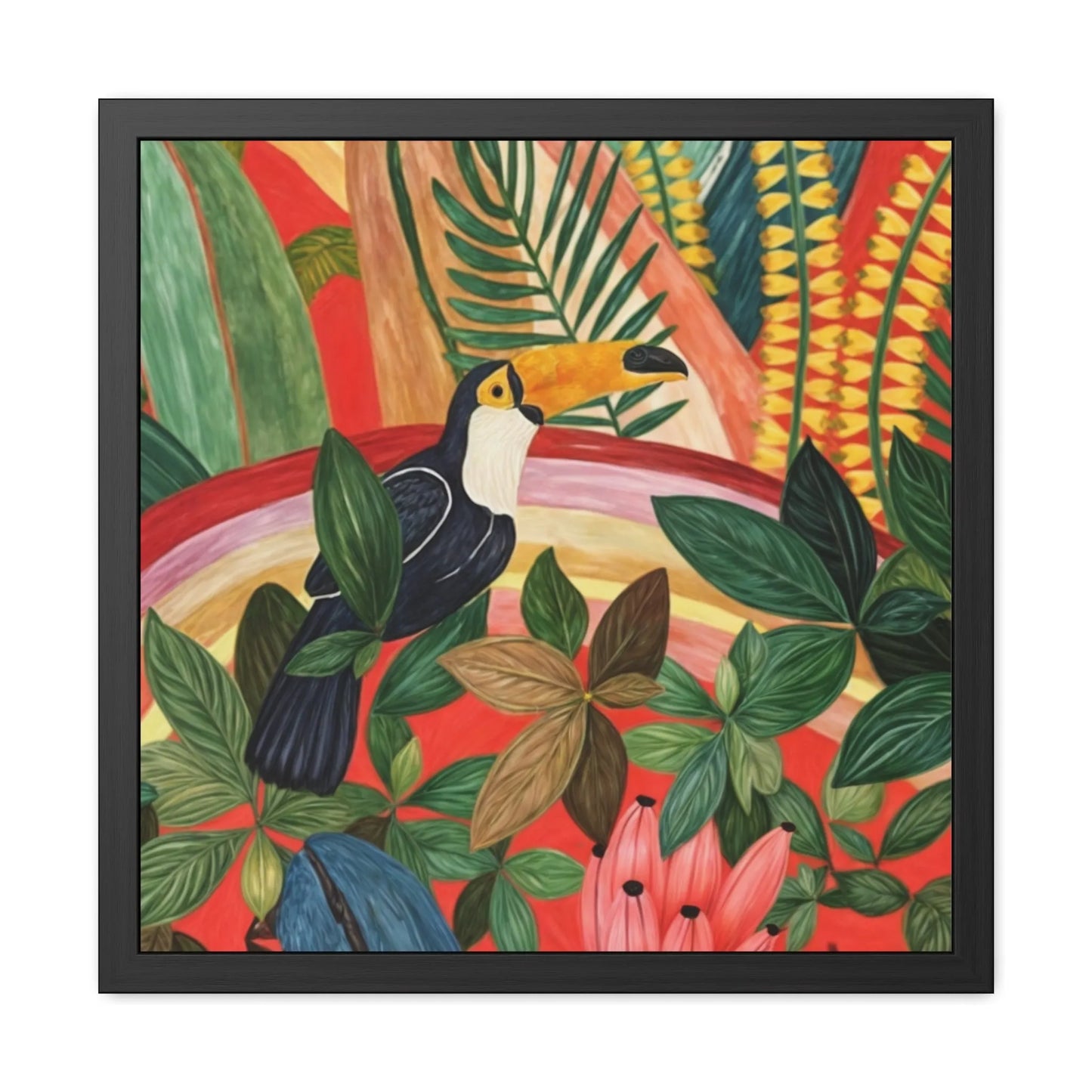 Rainforest Radiance Poster Wall Art 24″ x 24″ Semi Glossy