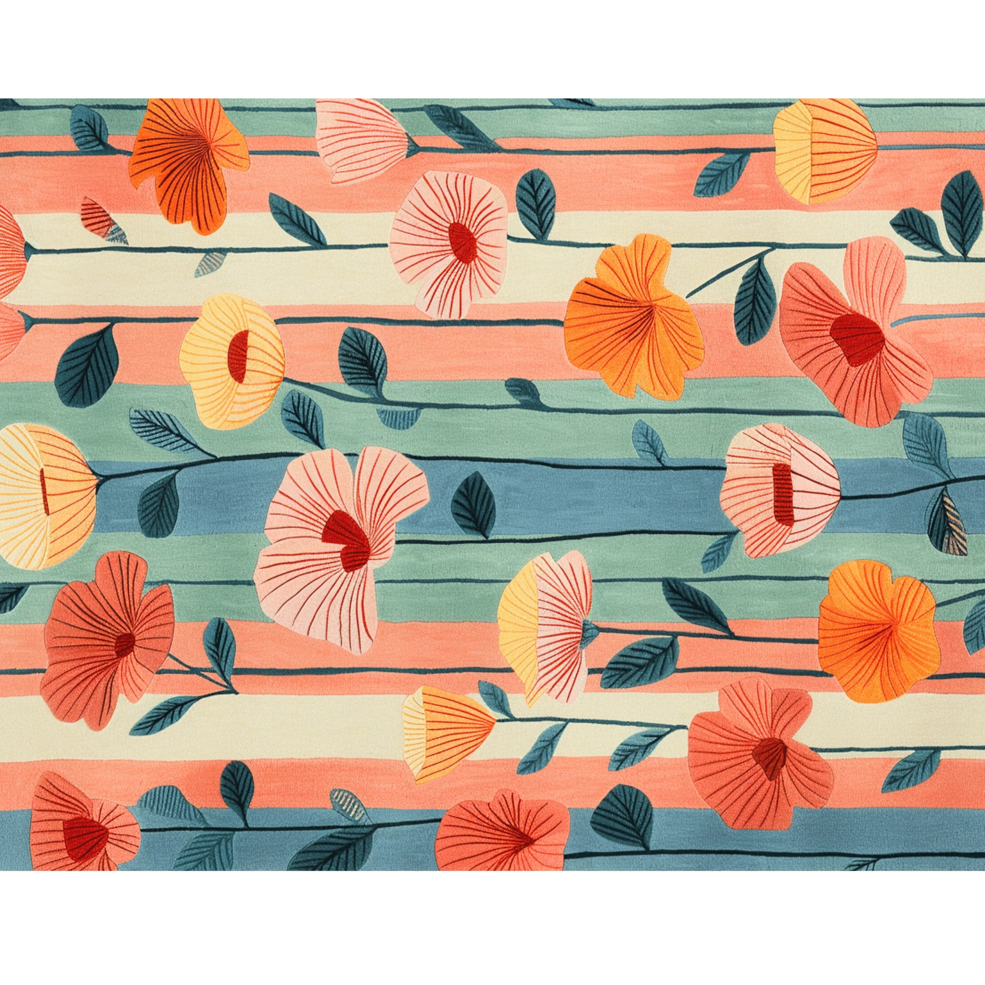 Garden of Colors Hand Tufted Rug