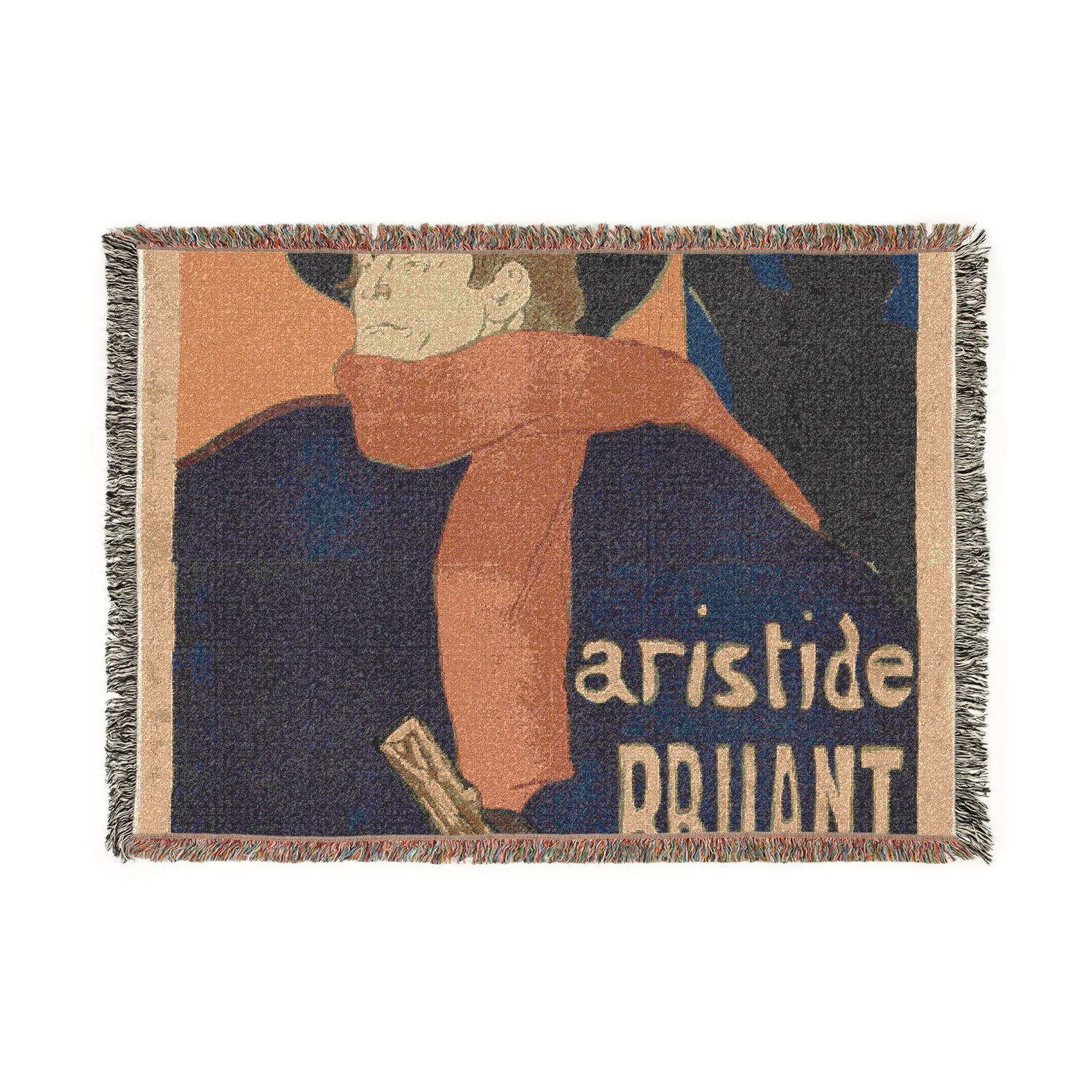 Ambassadeurs Aristide Bruant - Toulouse-Lautrec Tapestry Blanket