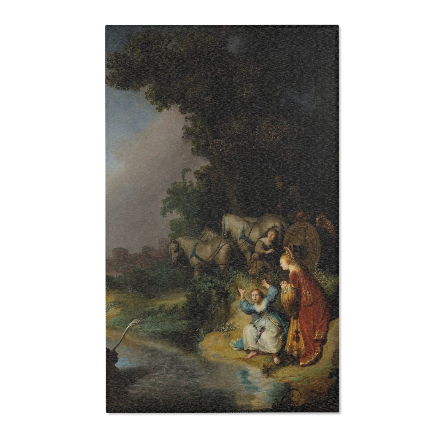 The Abduction of Europa - Rembrandt van Rijn Area Rug