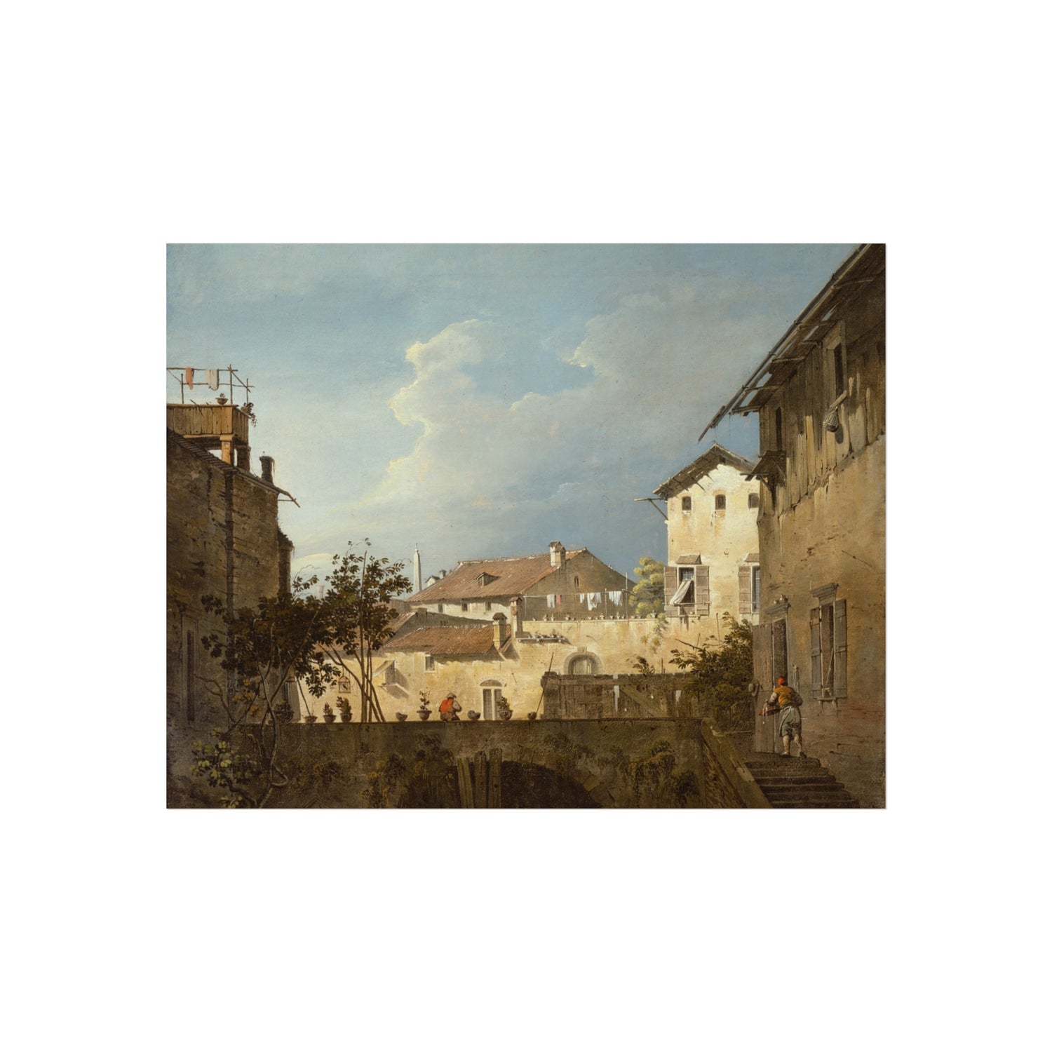 The Terrace - Canaletto Fine Art Poster