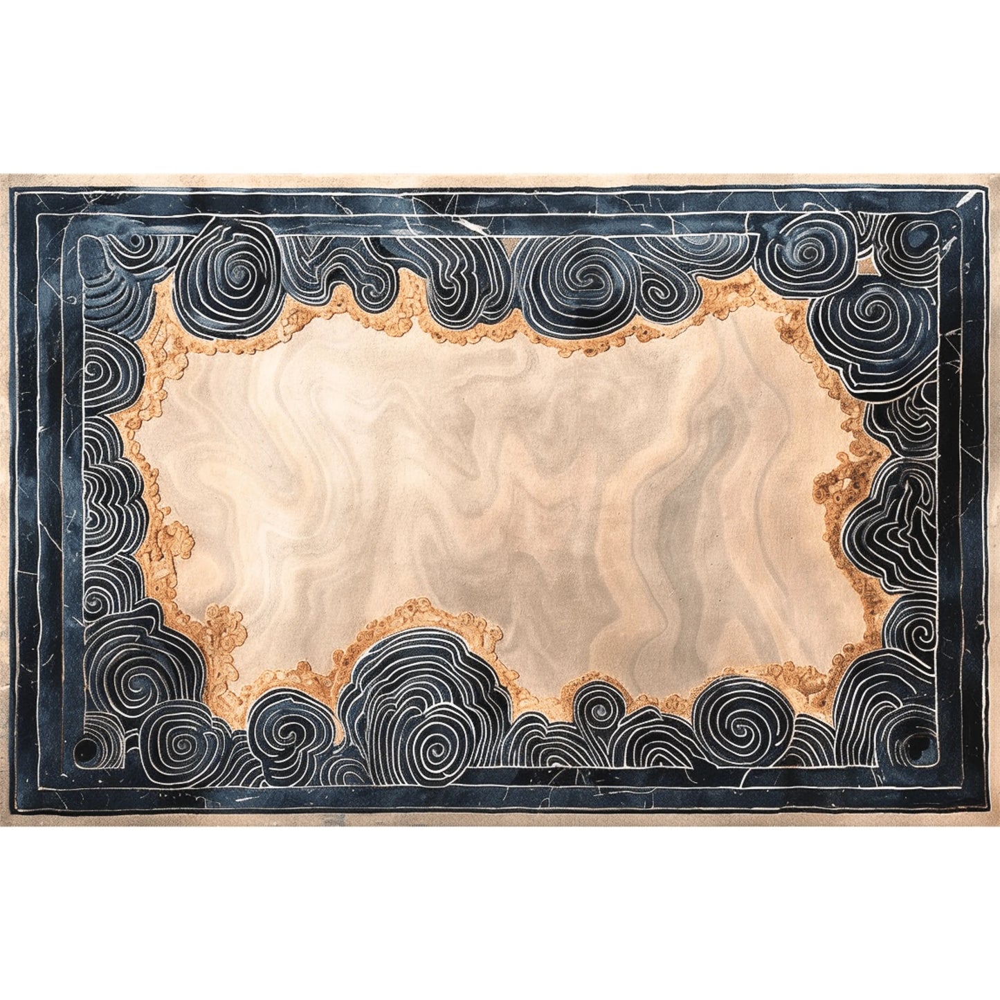 Cloud Frame Hand Tufted Rug