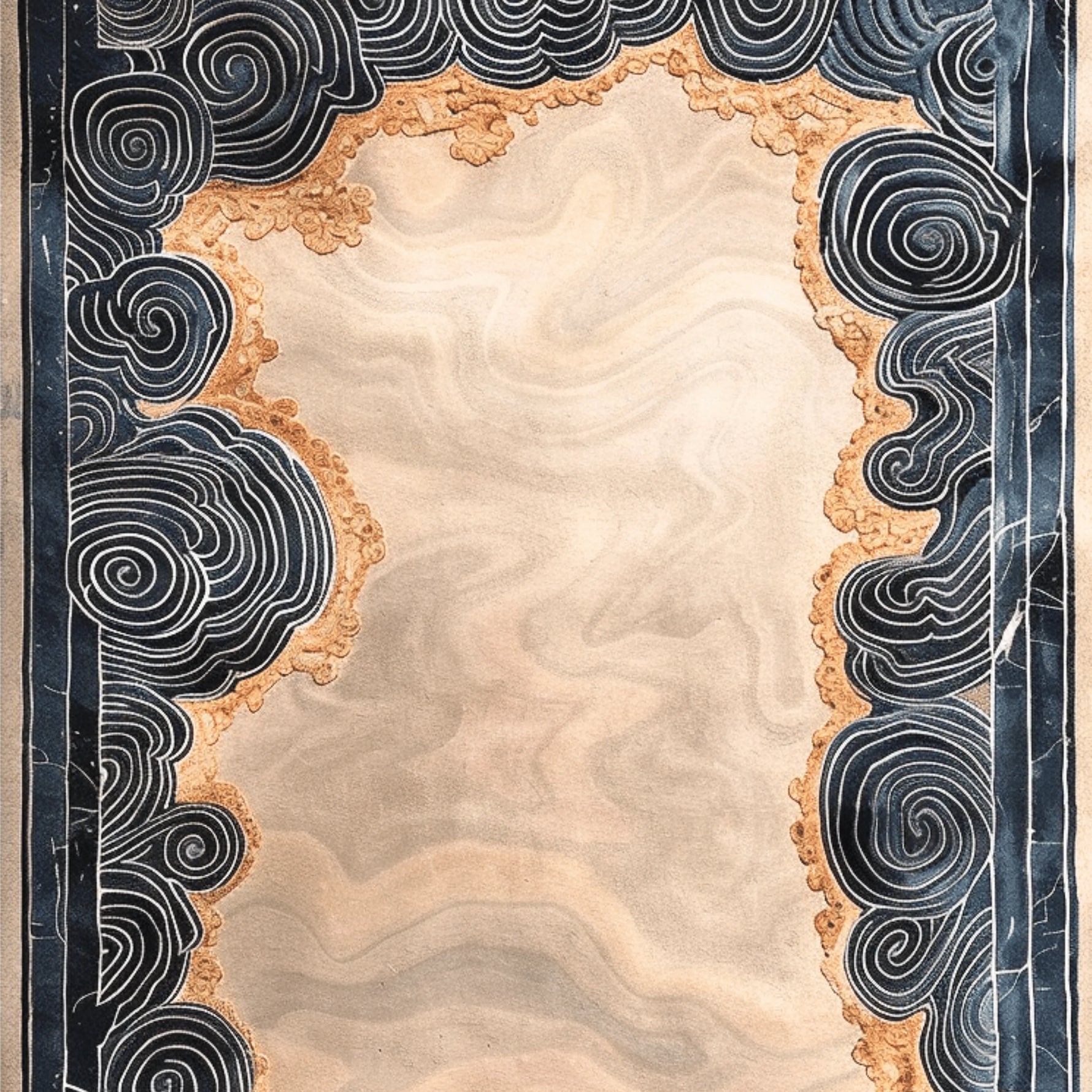 Cloud Frame Hand Tufted Rug