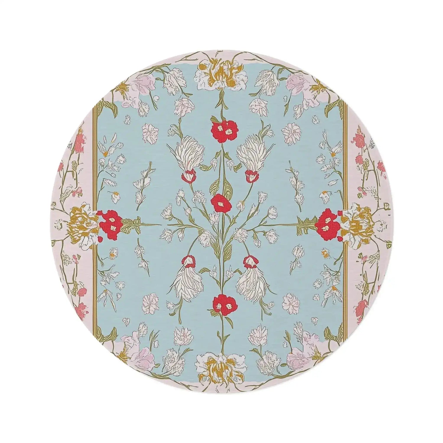 Victorian Bloom Round Rug