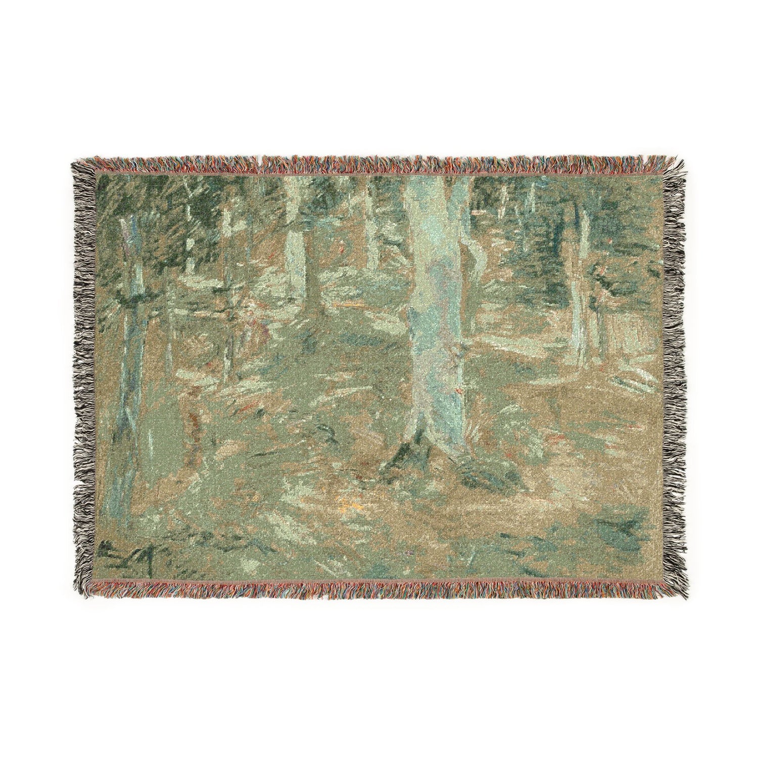 Forêt de Compiègne - Berthe Morisot Tapestry Blanket