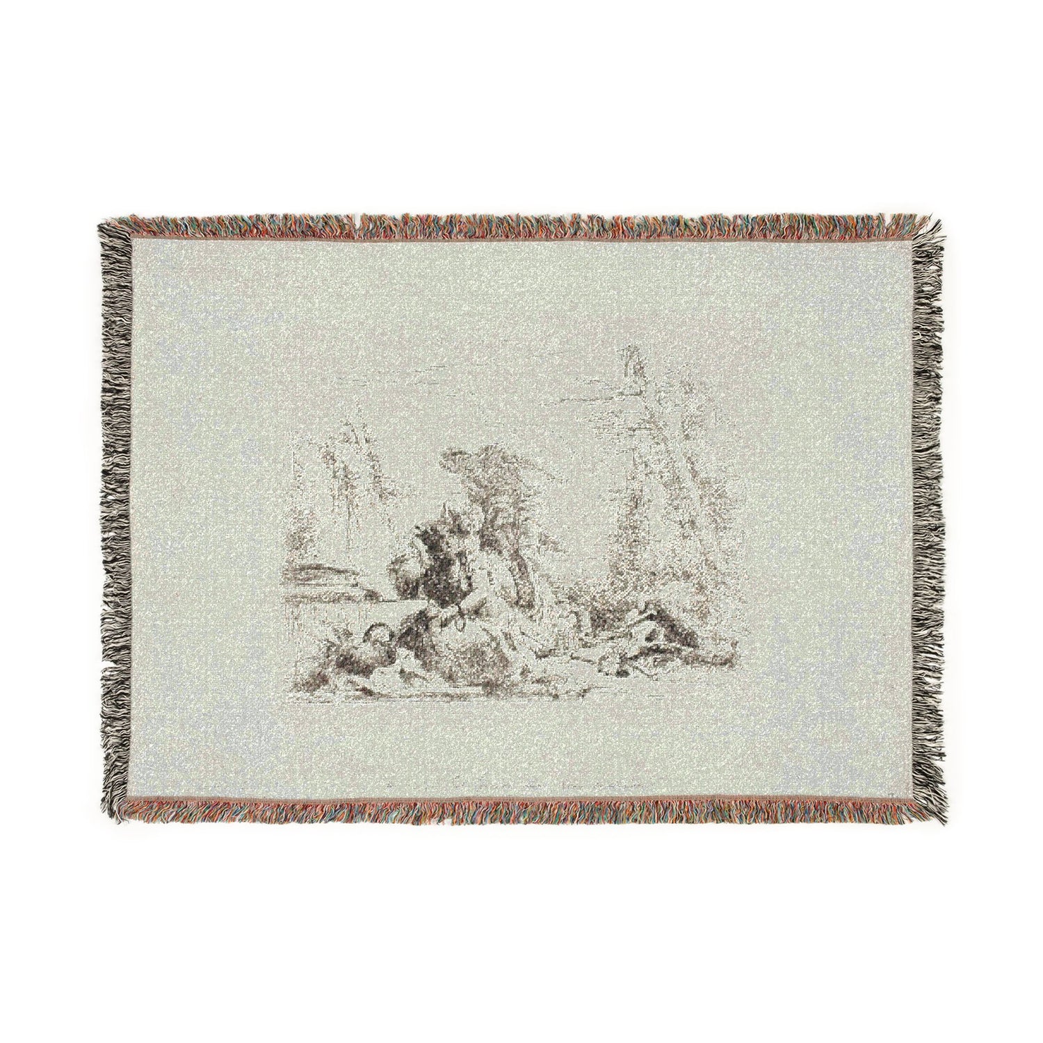 A Woman with Her Arms in Chains - Giovanni Battista Tiepolo Tapestry Blanket
