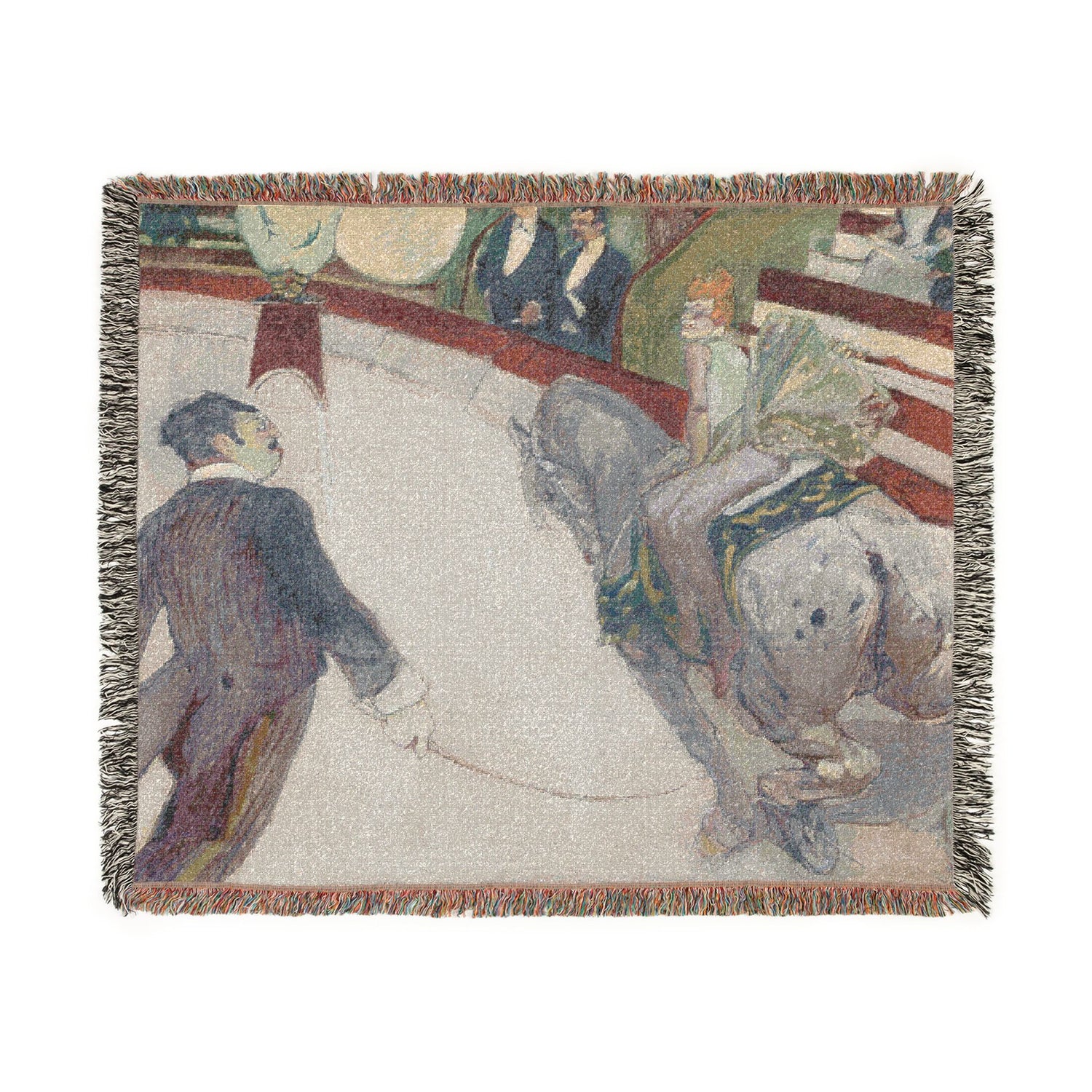 Equestrienne - Henri de Toulouse-Lautrec Tapestry Blanket