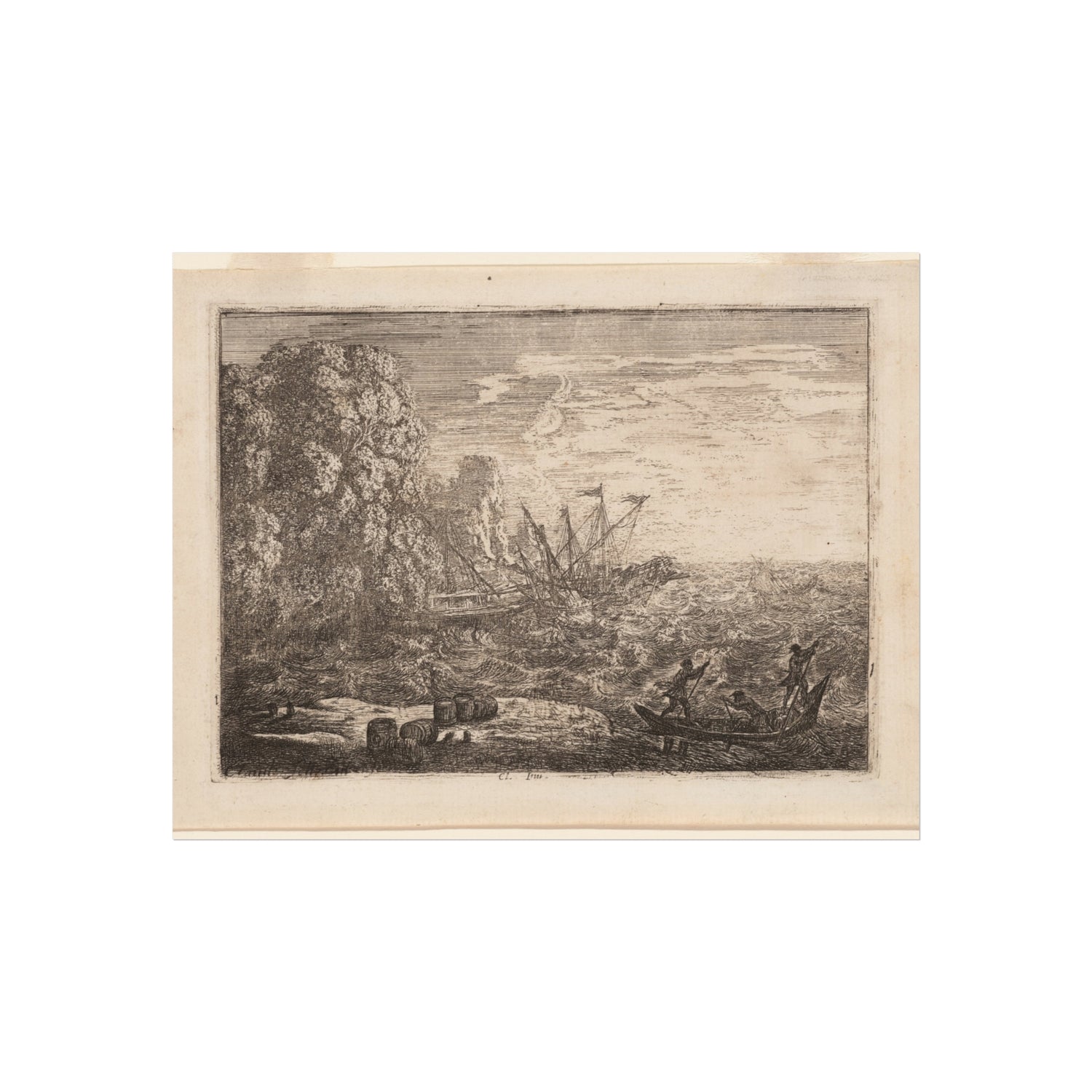 The Tempest - Claude Lorrain Fine Art Poster