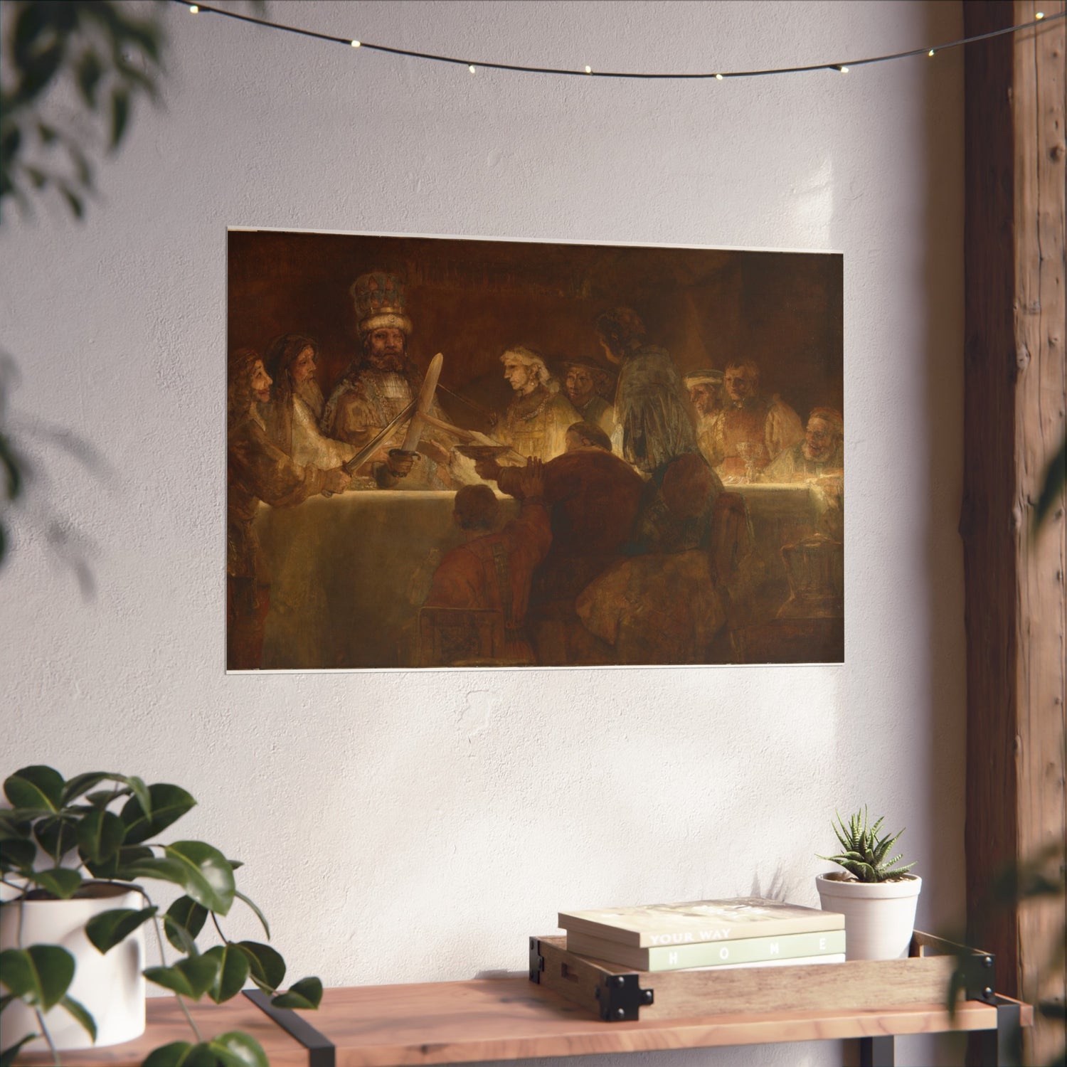 The Conspiracy of Claudius Civilis - Rembrandt van Rijn Fine Art Poster