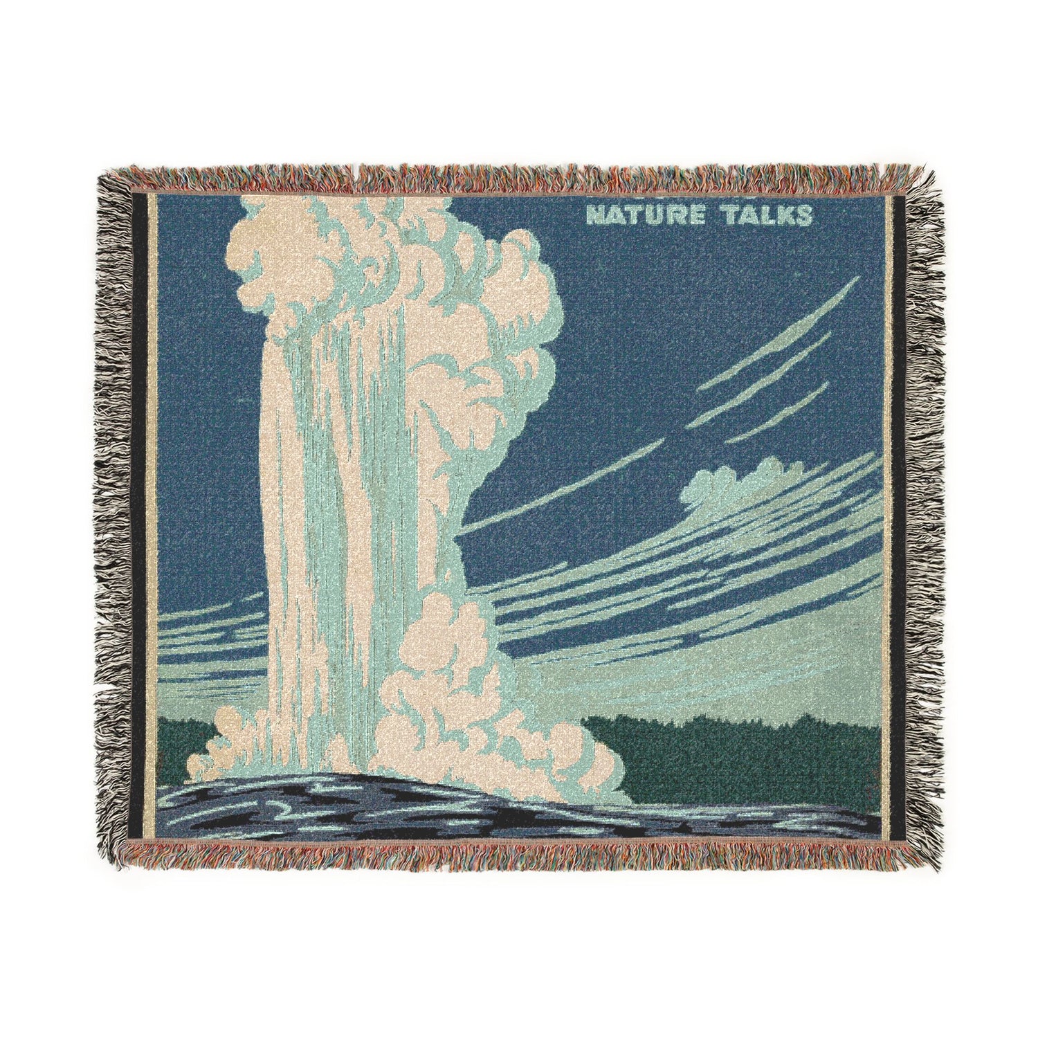 Yellowstone National Park Ranger Naturalist Service Tapestry Blanket