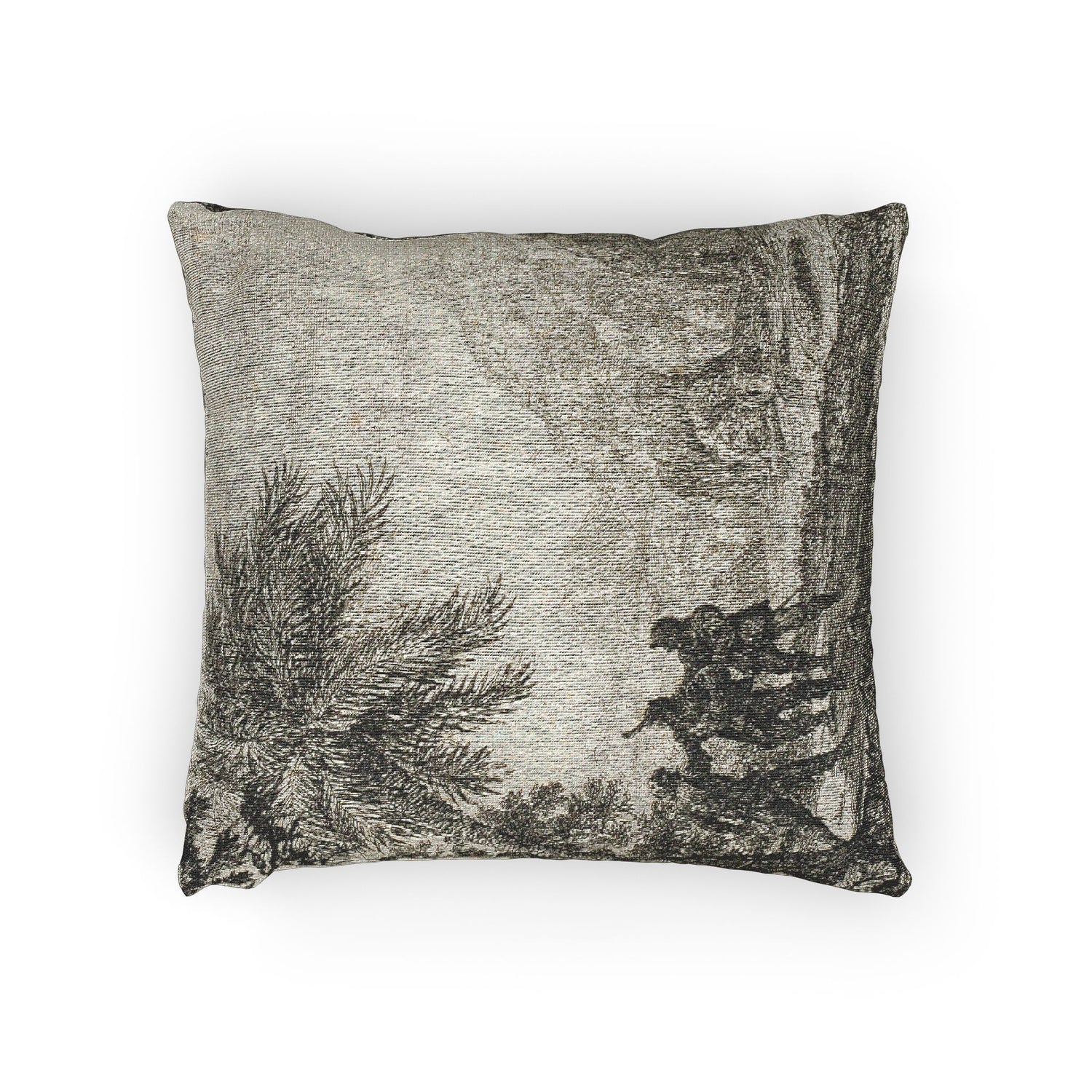 Scene of Brigands - Claude Lorrain Pillow